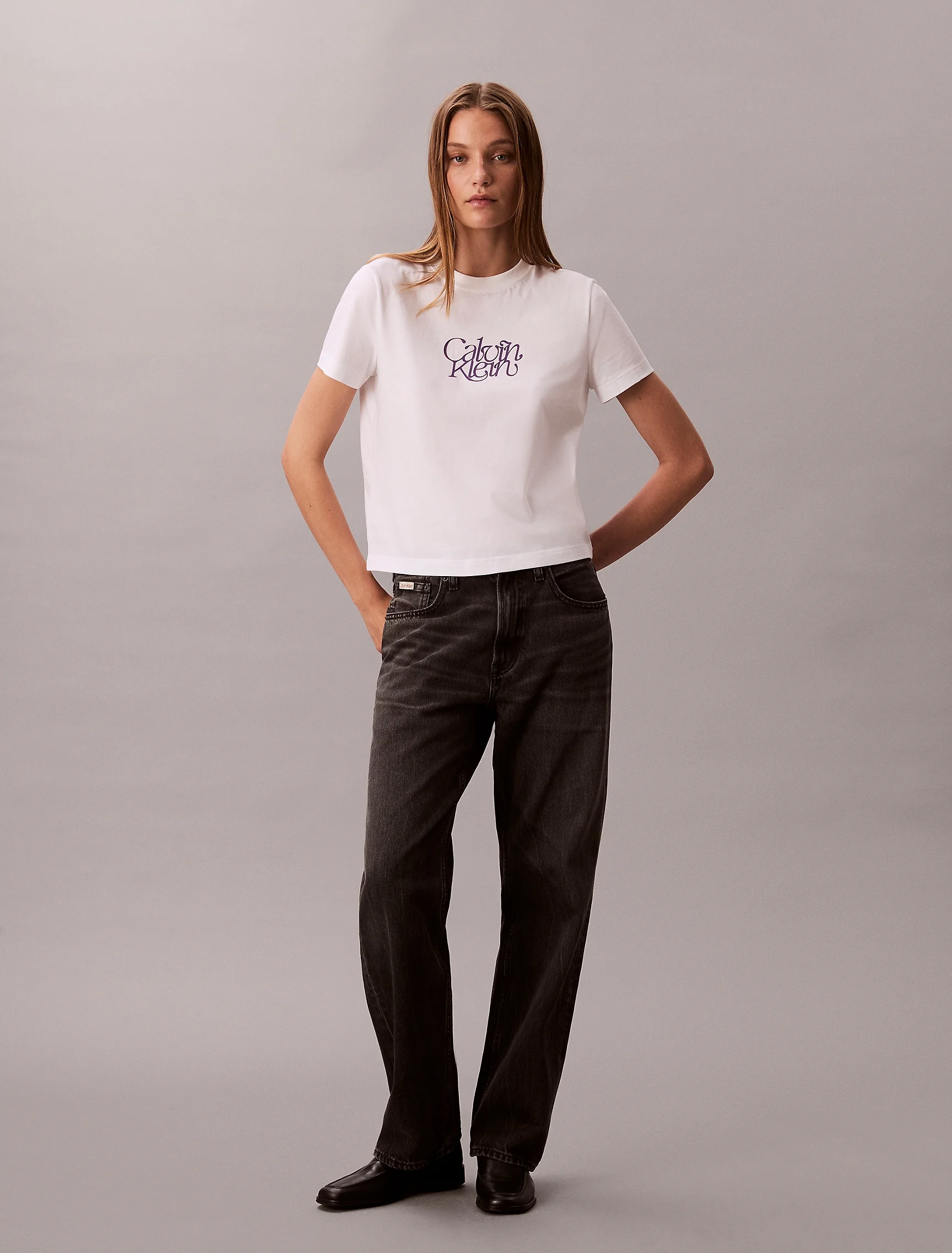 CK JEANS Áo Thun Nữ Slim Fit