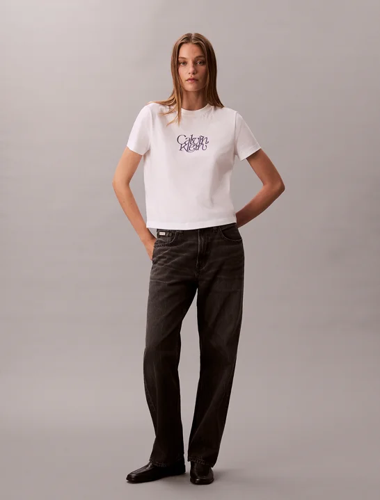 CK JEANS Áo Thun Nữ Slim Fit