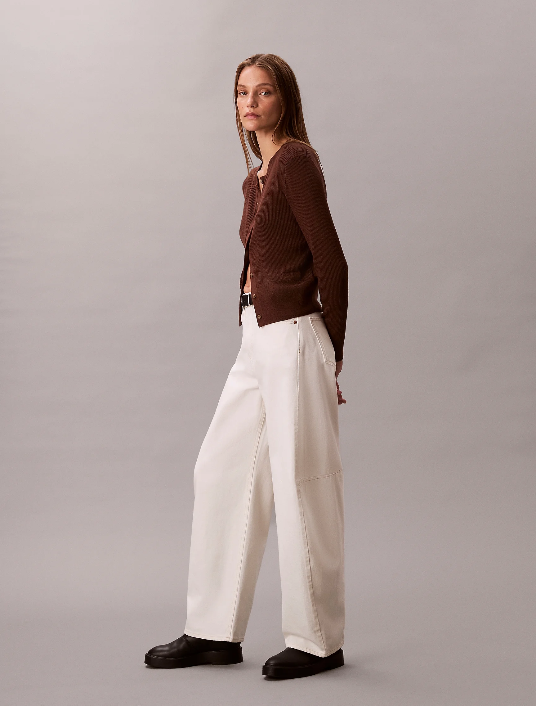 CK JEANS Quần Jeans Nữ Barrel Fit