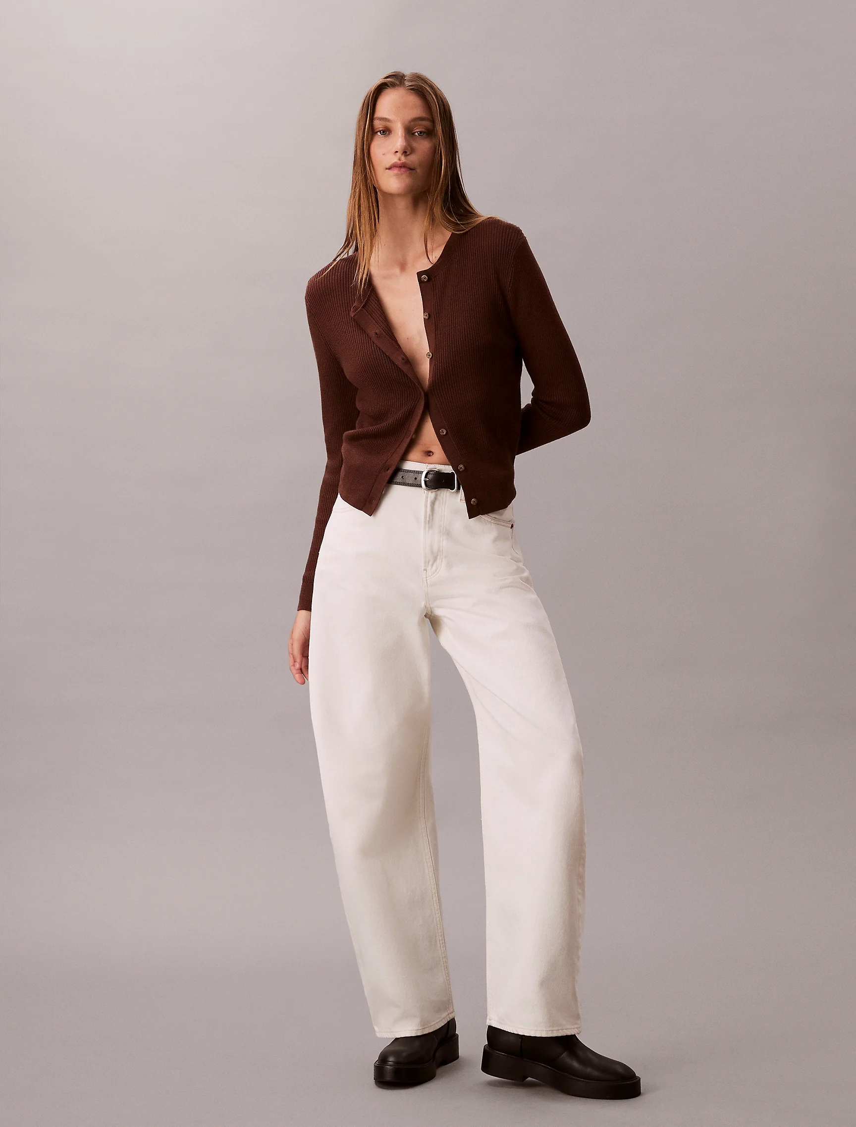 CK JEANS Quần Jeans Nữ Barrel Fit