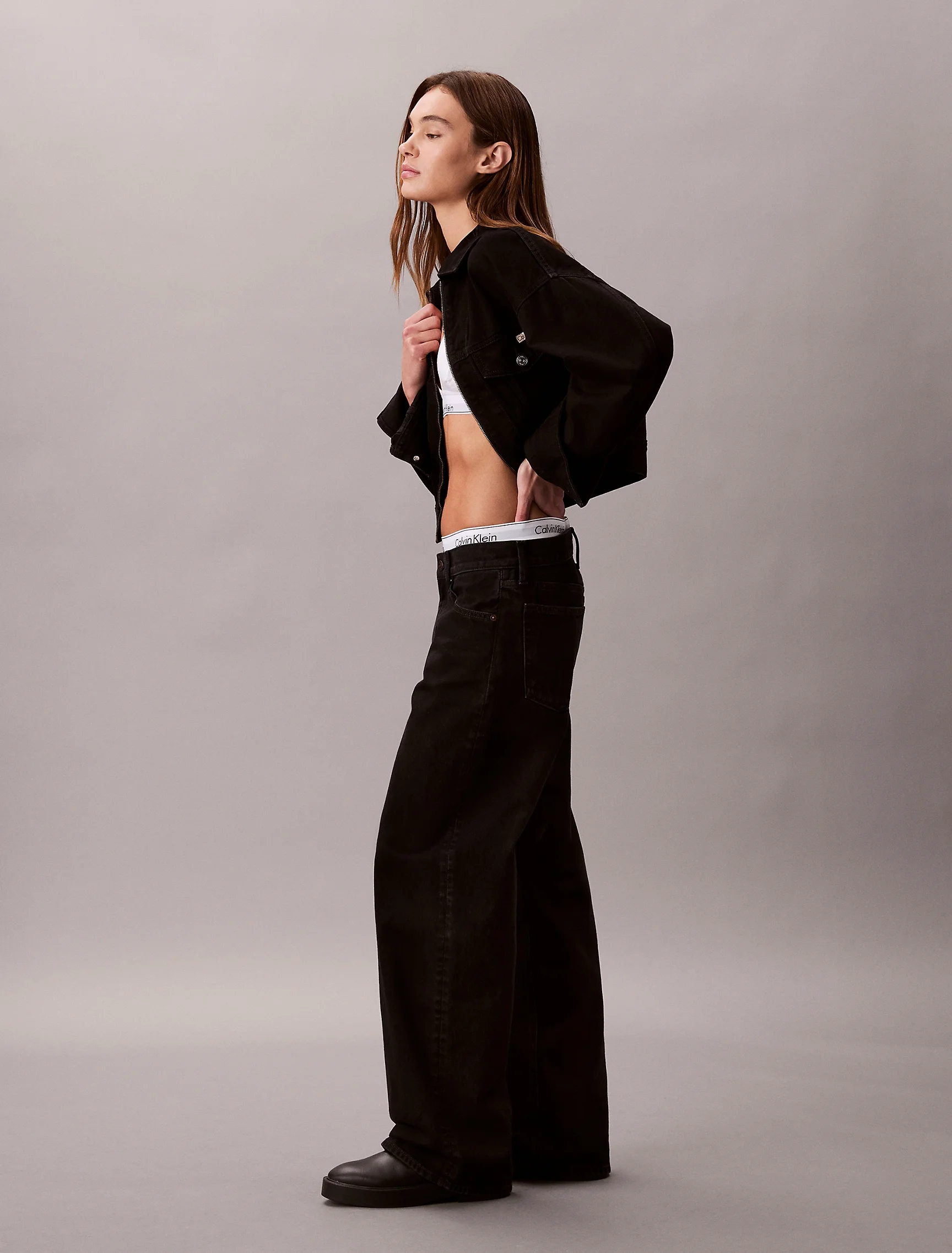 CK JEANS Quần Jeans Nữ Lr Baggy Fit