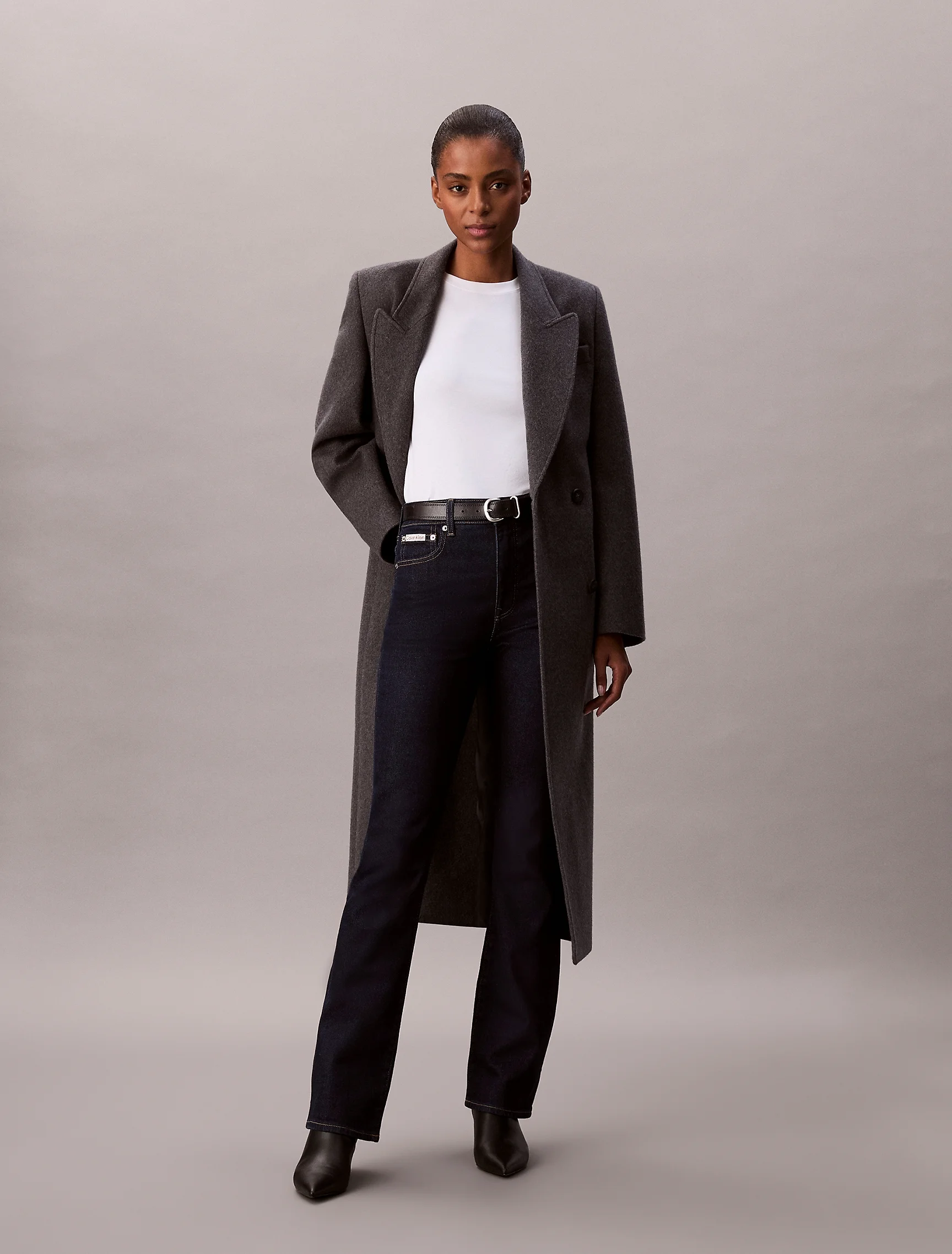 CK JEANS Quần Jeans Nữ Skinny Bootcut Fit