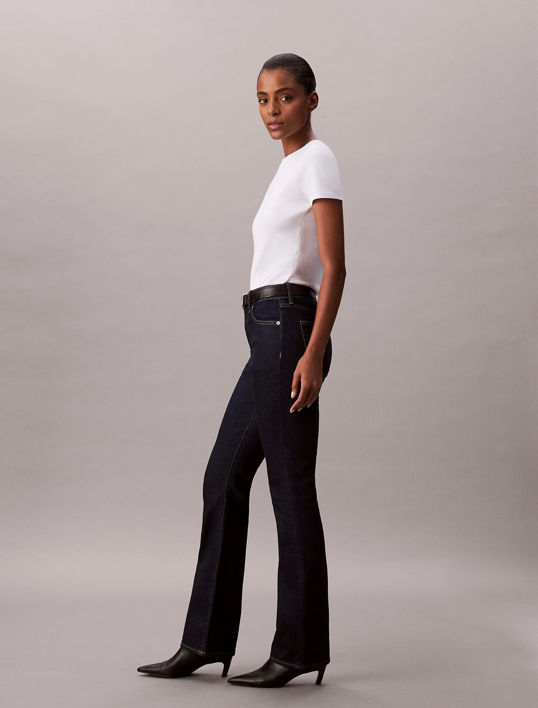 CK JEANS Quần Jeans Nữ Skinny Bootcut Fit