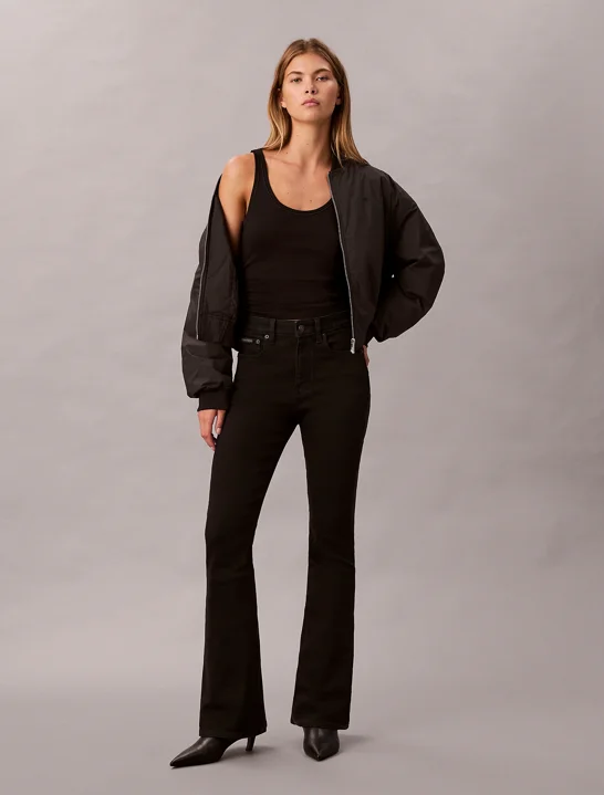 CK JEANS Quần Jeans Nữ Hr Flare Fit