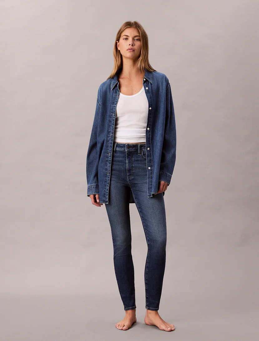 CK JEANS Quần Jeans Nữ Hr Skinny Fit