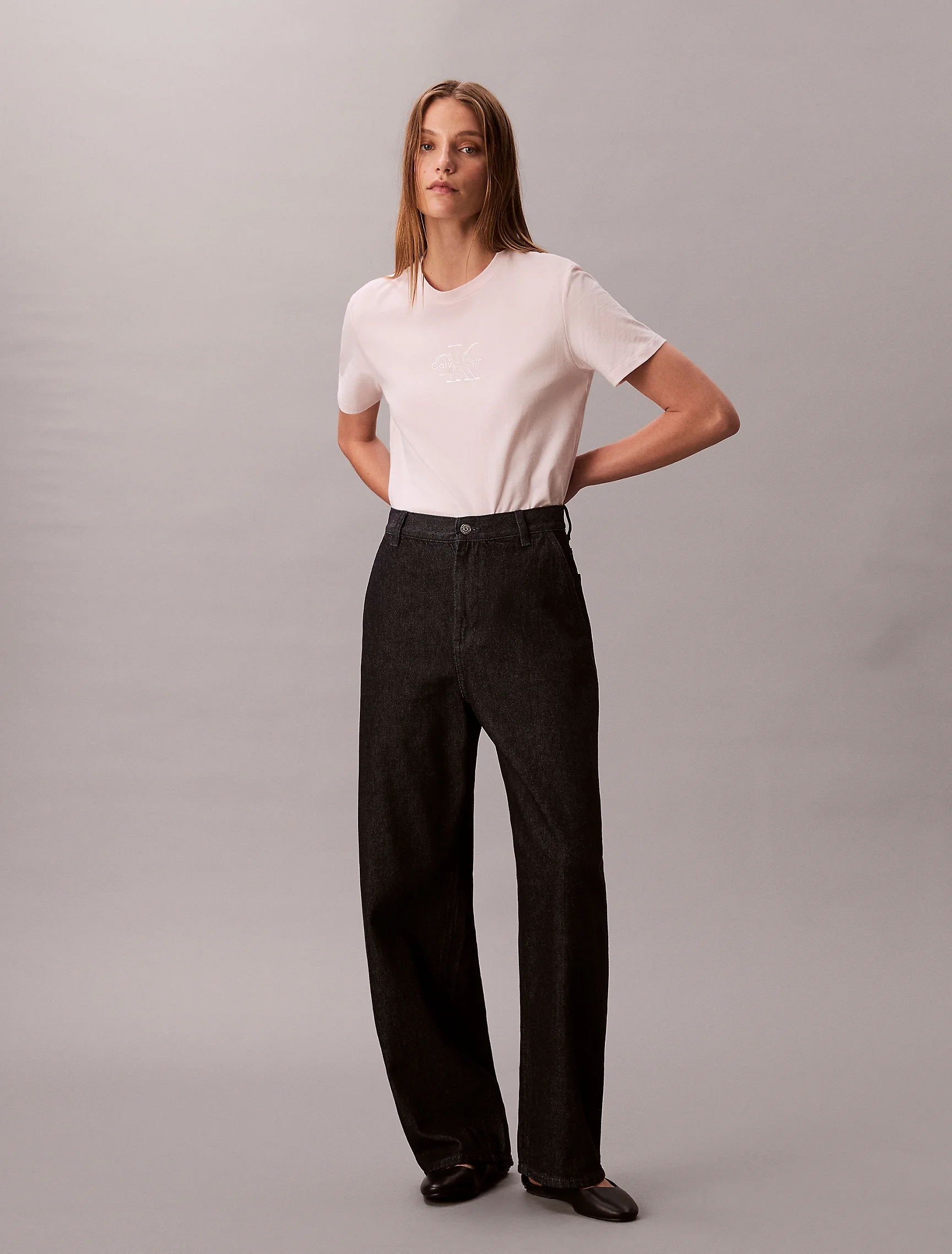CK JEANS Áo Thun Nữ Classic Fit