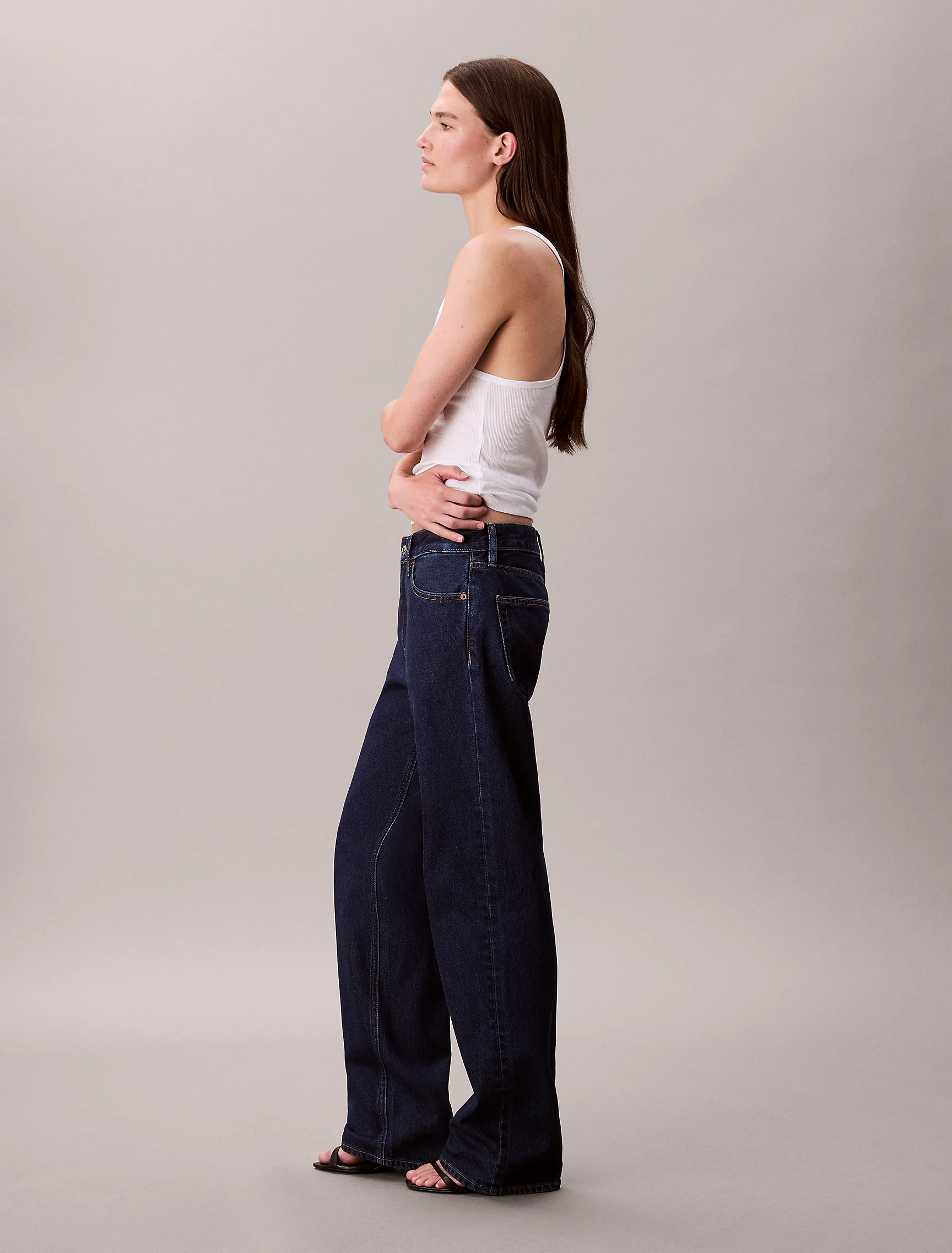 CK JEANS Quần Jeans Nữ 90S Straight Fit