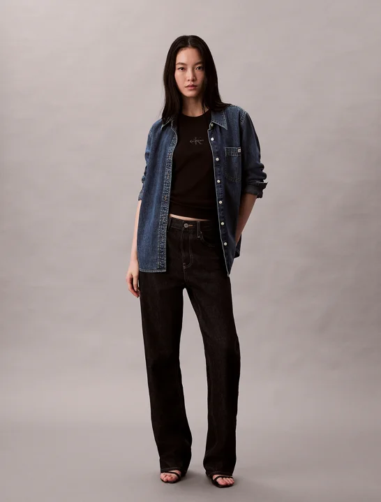CK JEANS Áo Ba Lỗ Nữ Fashion Fit