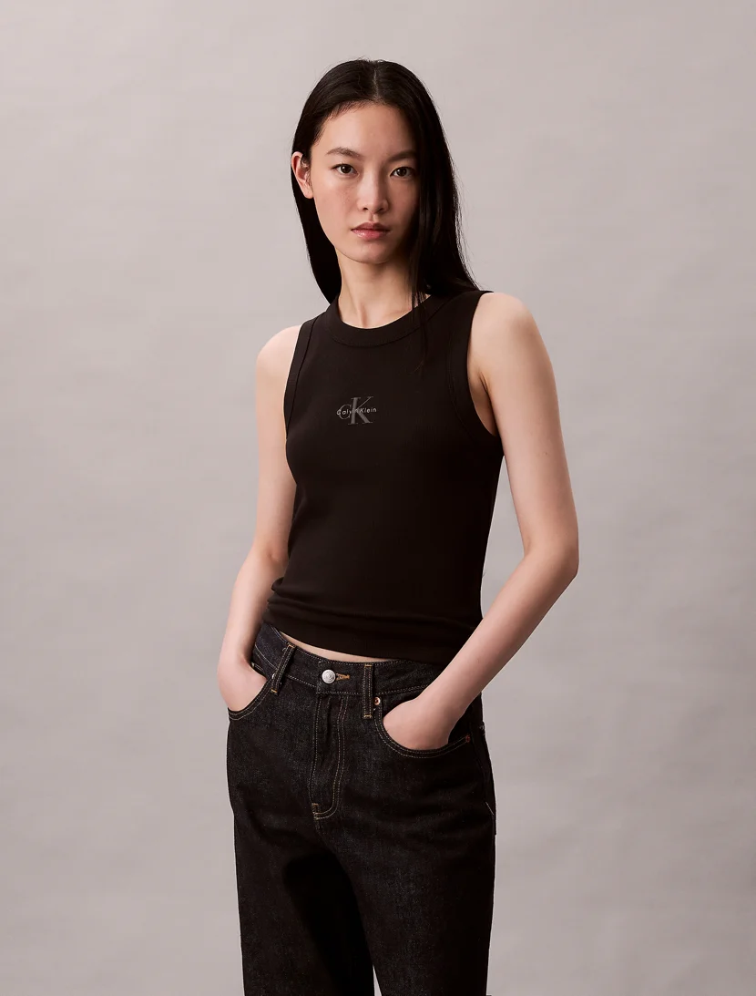 CK JEANS Áo Ba Lỗ Nữ Fashion Fit