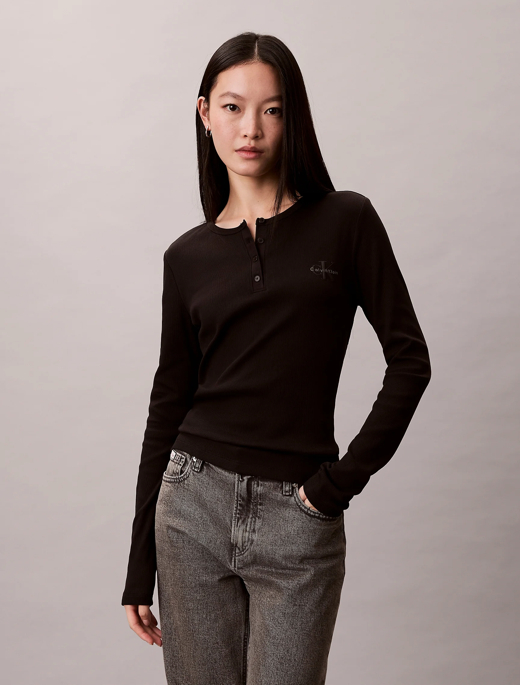 CK JEANS Áo Thun Nữ Slim Fit