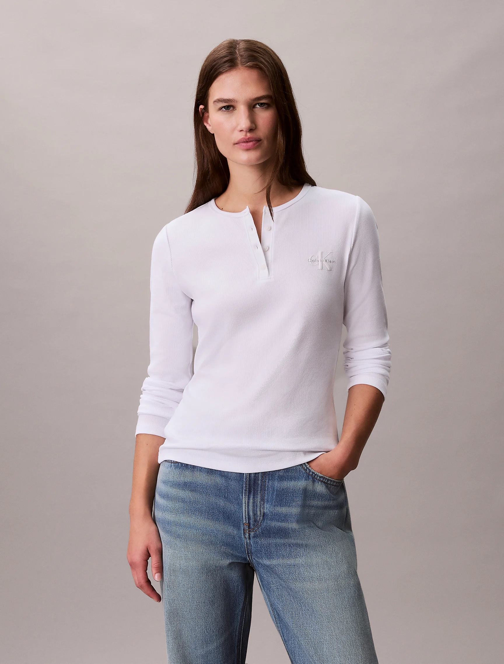 CK JEANS Áo Thun Nữ Slim Fit