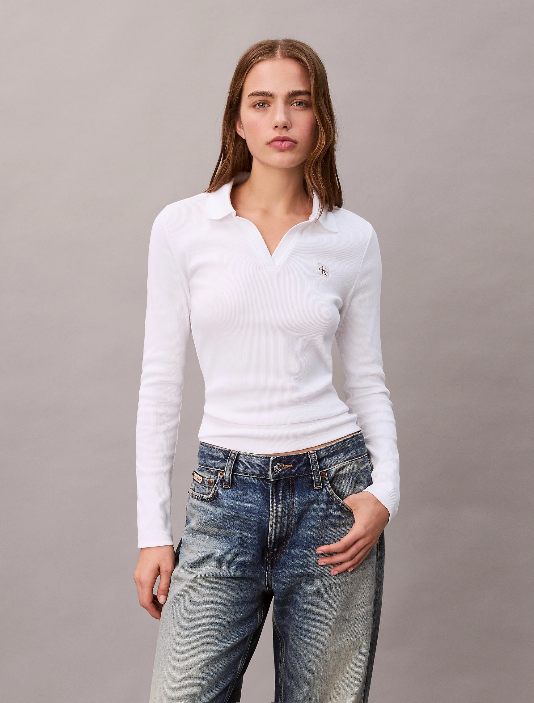 CK JEANS Áo Thun Nữ Slim Fit