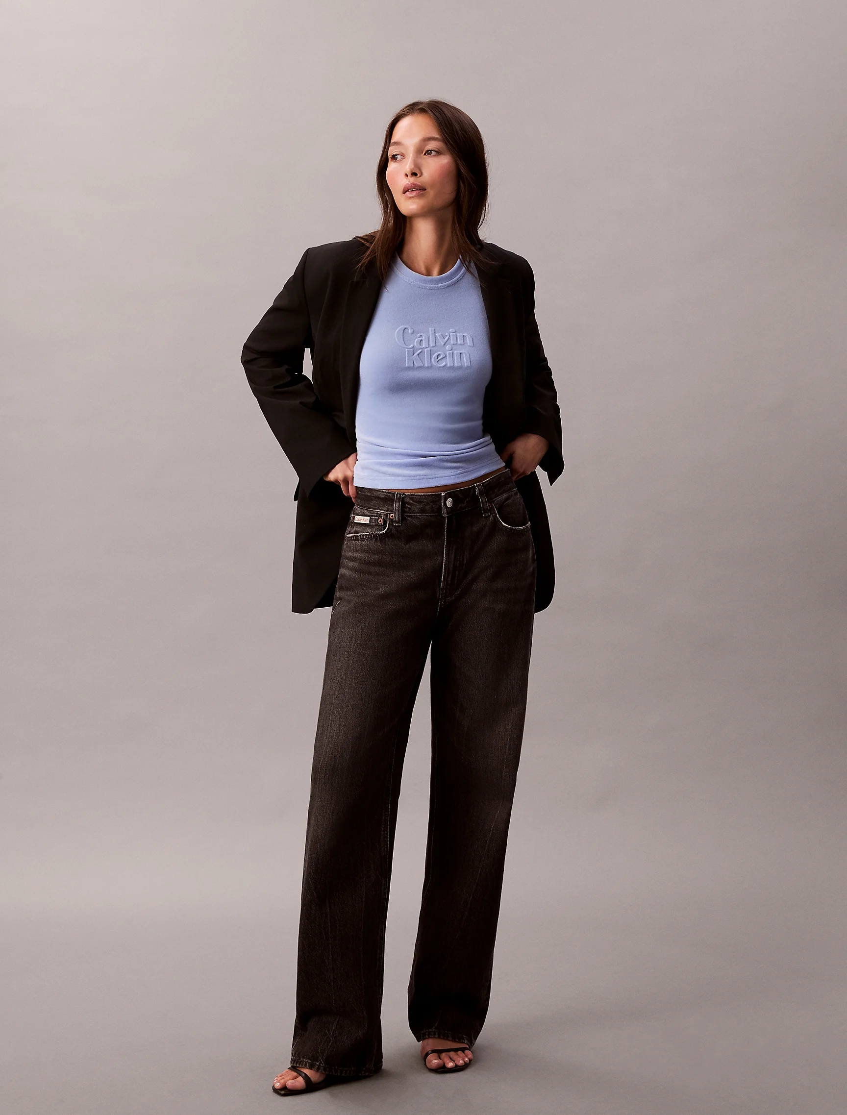 CK JEANS Áo Thun Nữ Fashion Fit