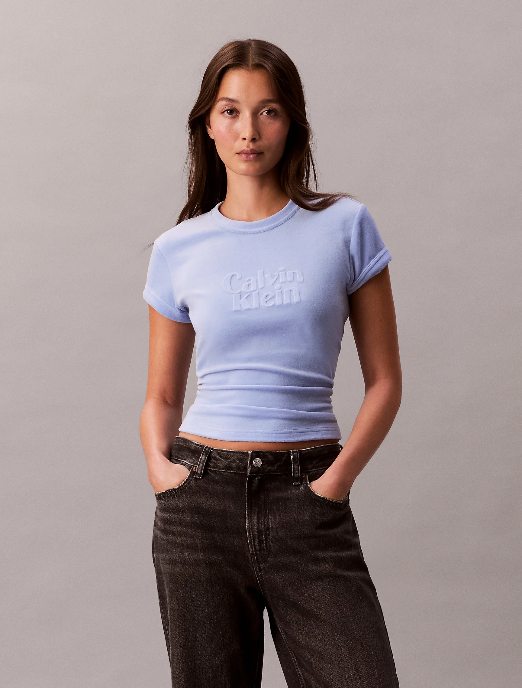 CK JEANS Áo Thun Nữ Fashion Fit
