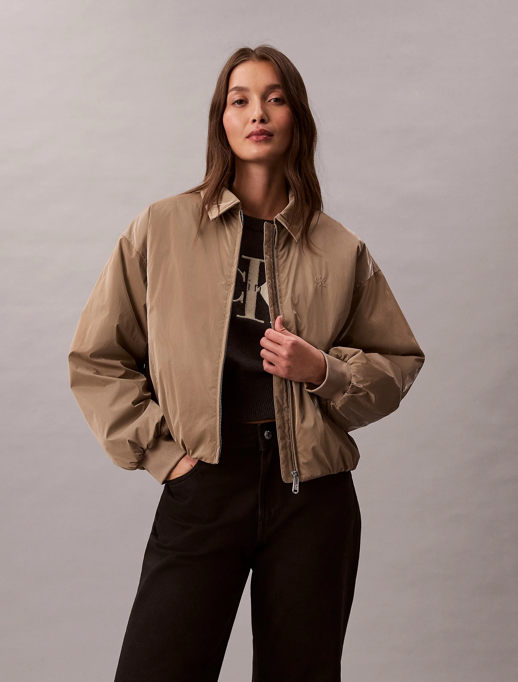 CK JEANS Áo Khoác Nữ Relaxed Fit