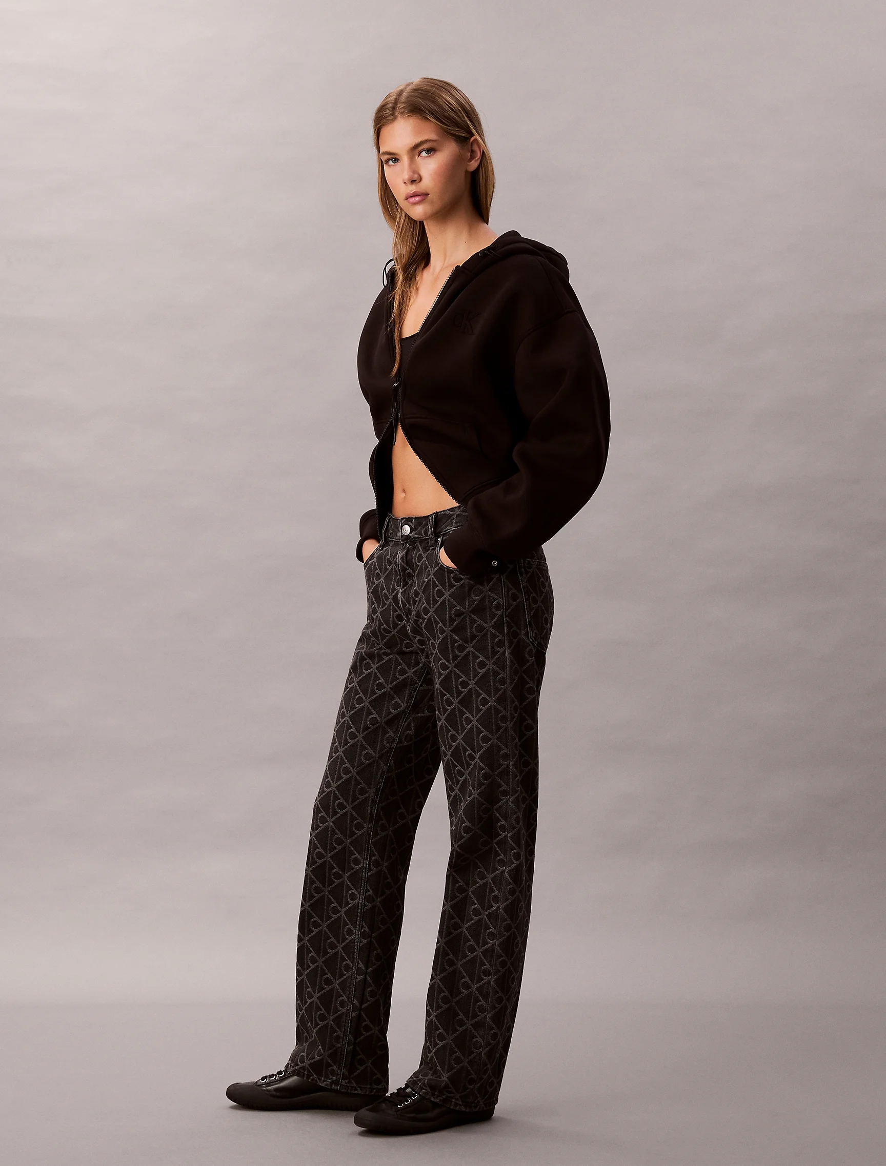 CK JEANS Quần Jeans Nữ 90S Straight Fit