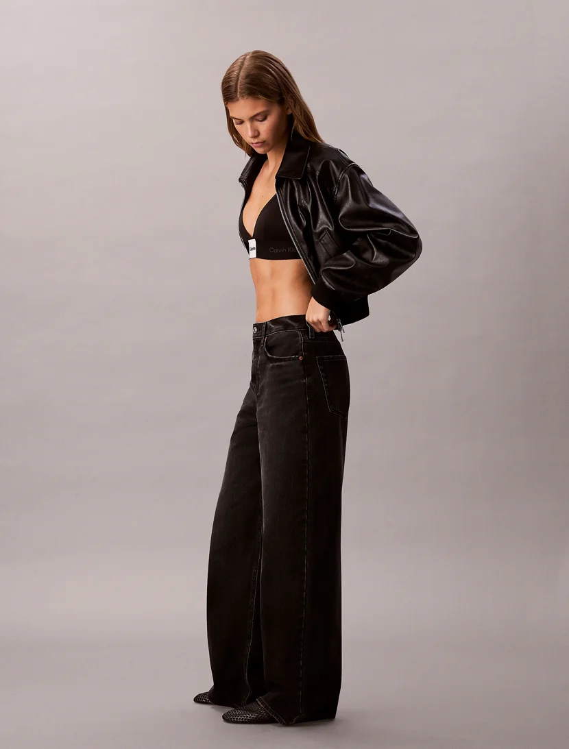 CK JEANS Quần Jeans Nữ Wide Leg Fit
