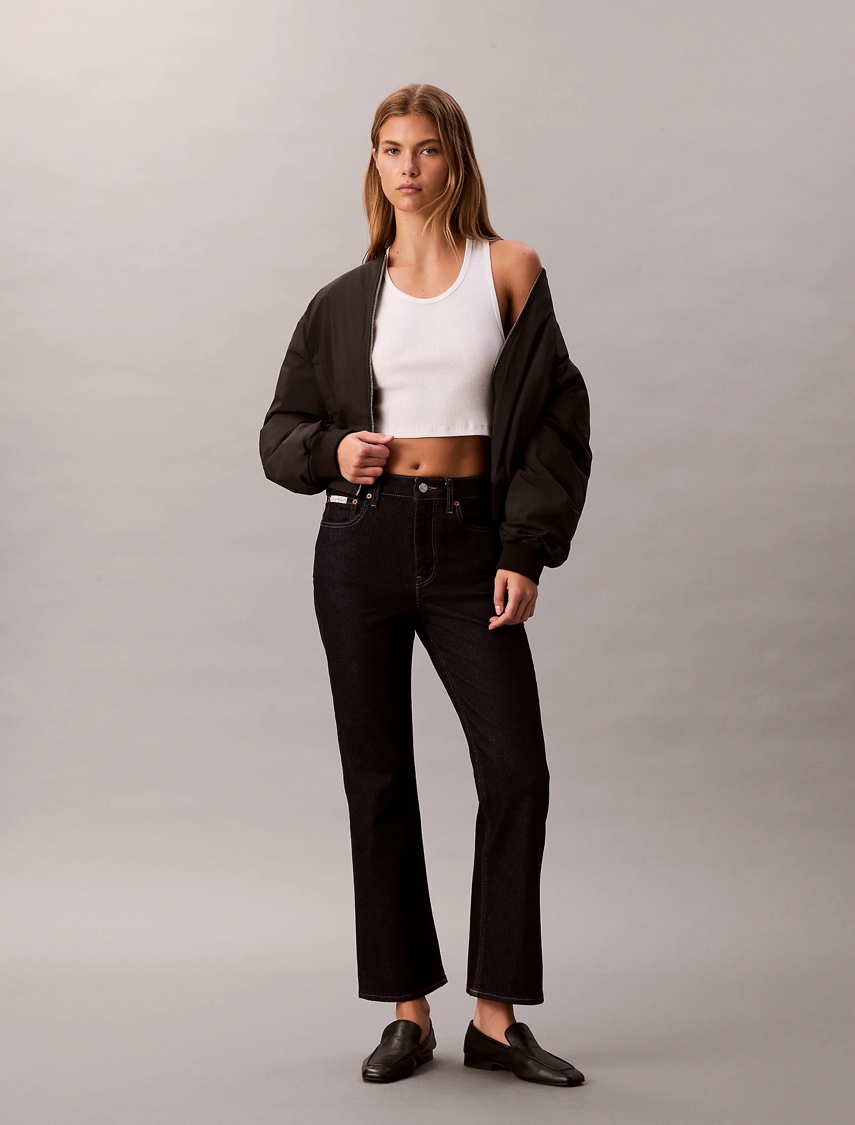 CK JEANS Quần Jeans Nữ Hr Flare Fit