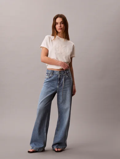 CK JEANS Quần Jeans Nữ Lr Baggy Fit
