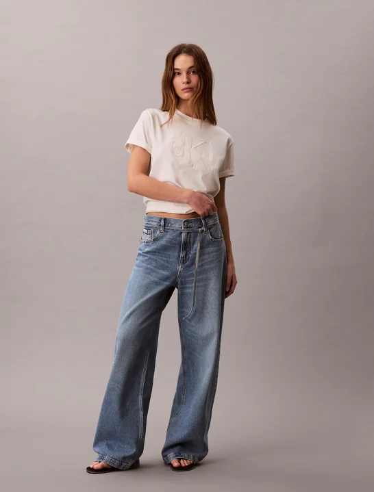 CK JEANS Quần Jeans Nữ Lr Baggy Fit