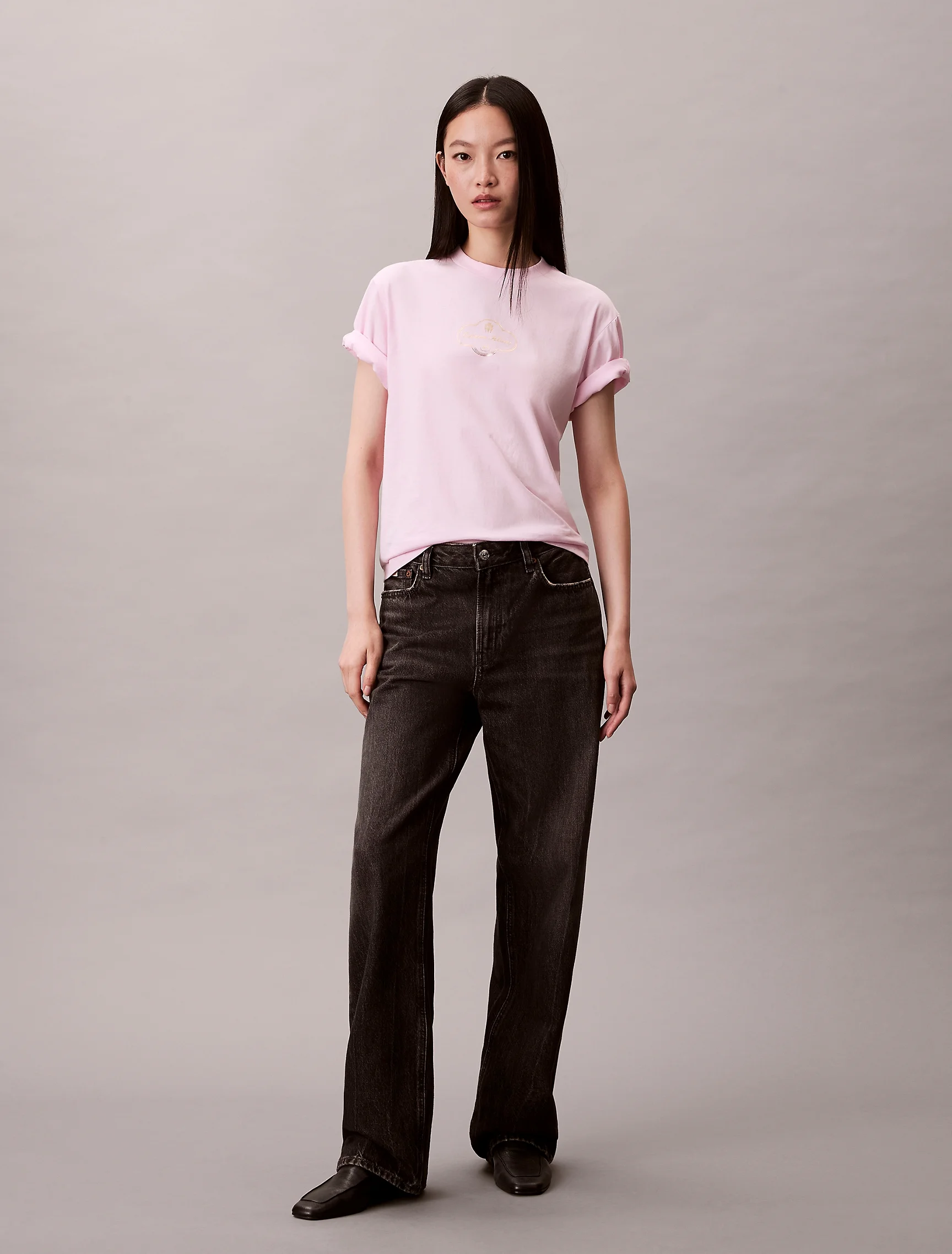 CK JEANS Áo Thun Nữ Boxy Fit