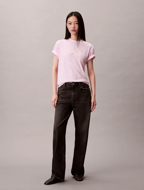 CK JEANS Áo Thun Nữ Boxy Fit