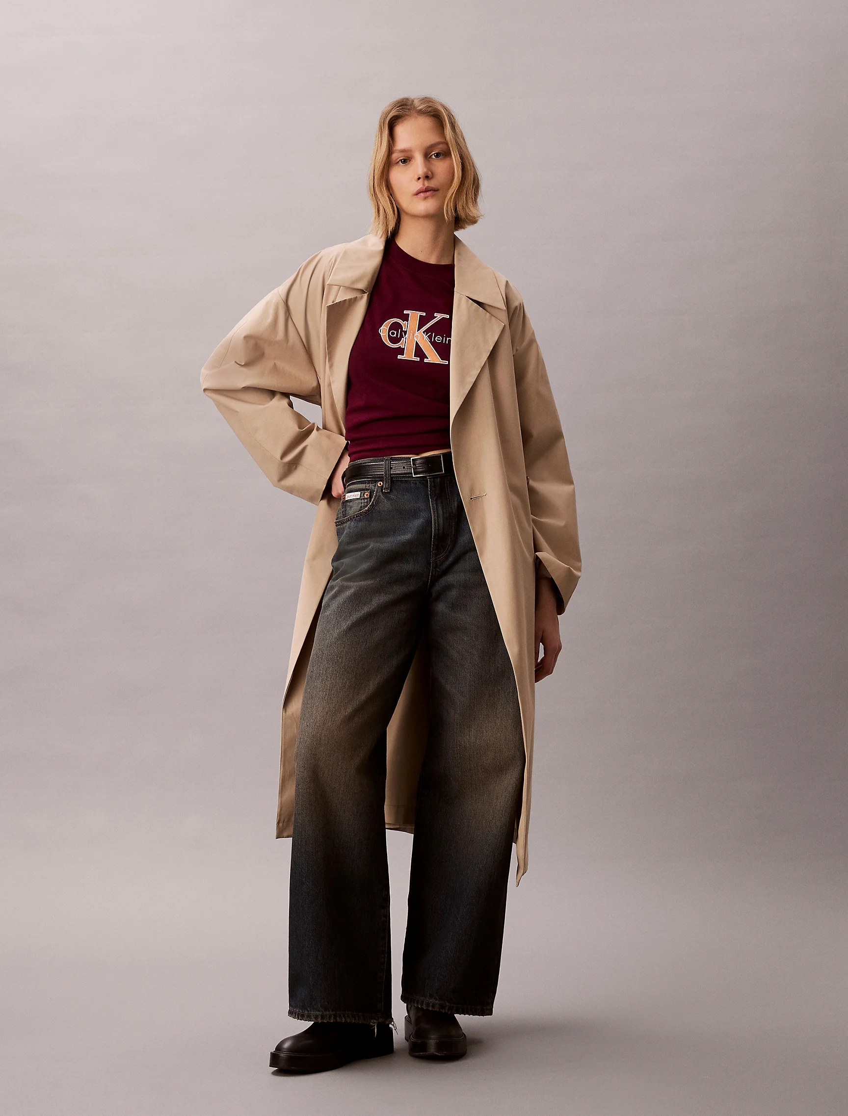 CK JEANS Áo Thun Nữ Classic Fit