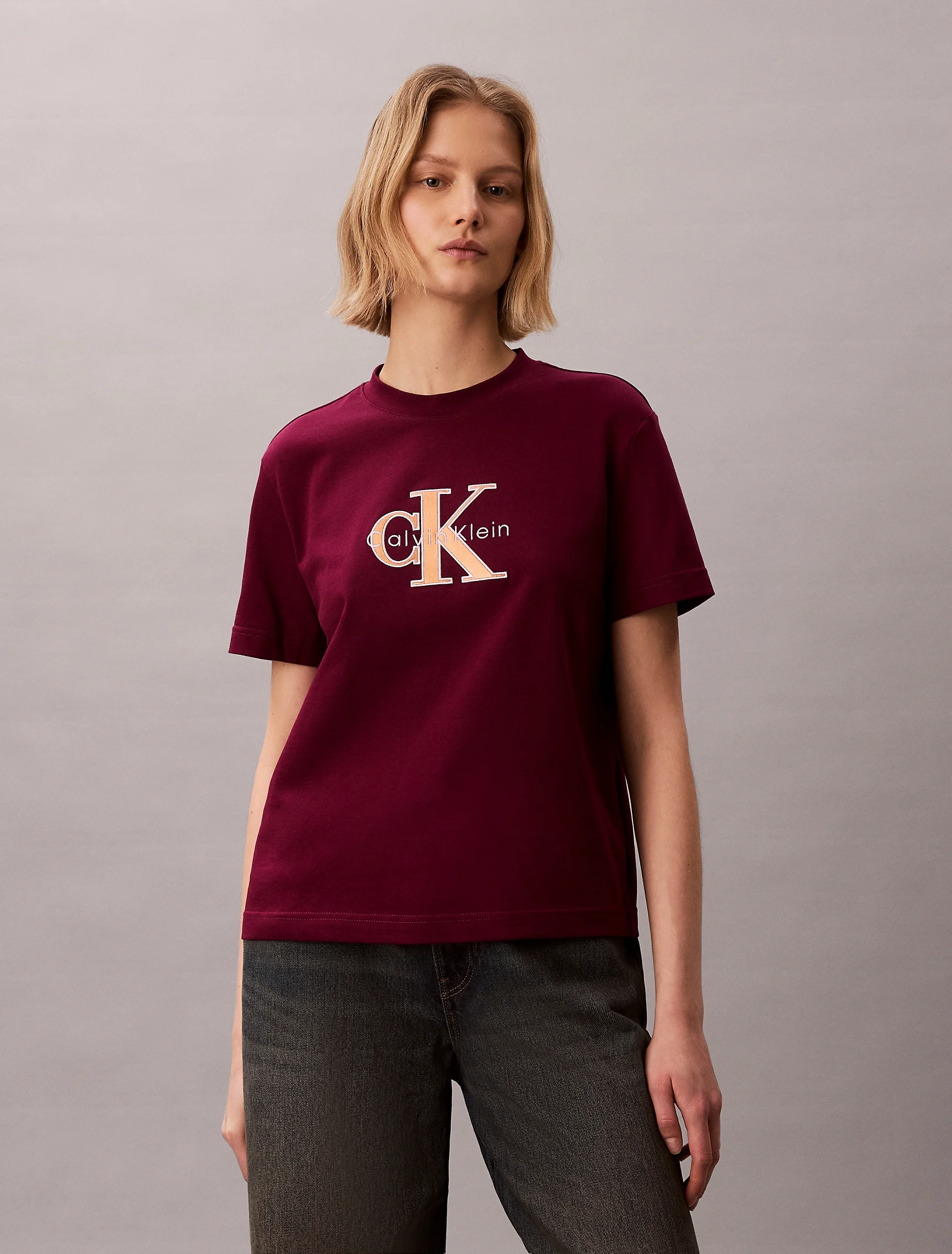 CK JEANS Áo Thun Nữ Classic Fit