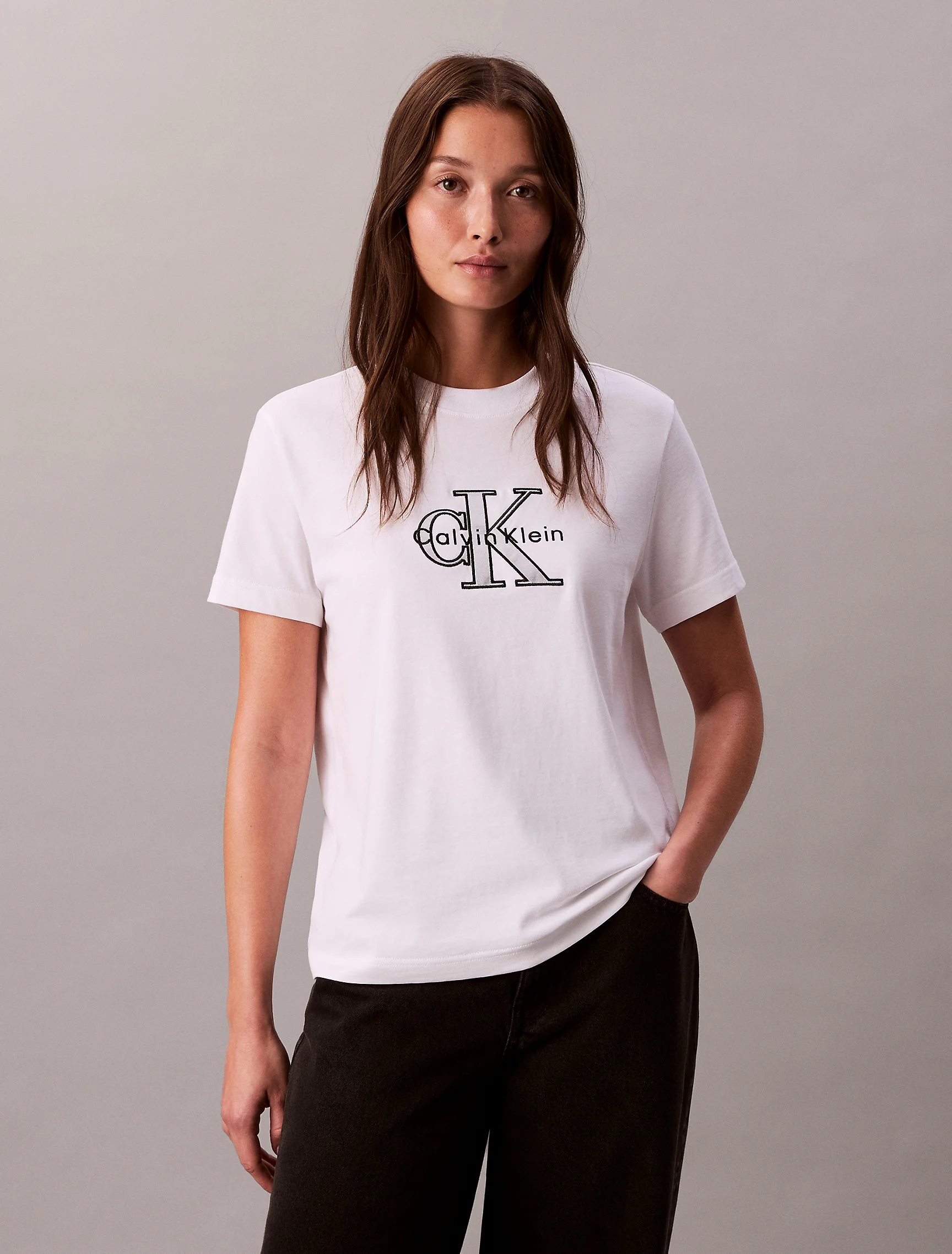 CK JEANS Áo Thun Nữ Classic Fit