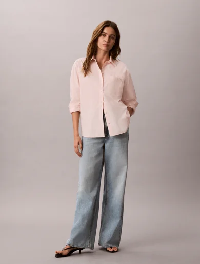 CK JEANS Áo Sơ Mi Nữ Relaxed Fit