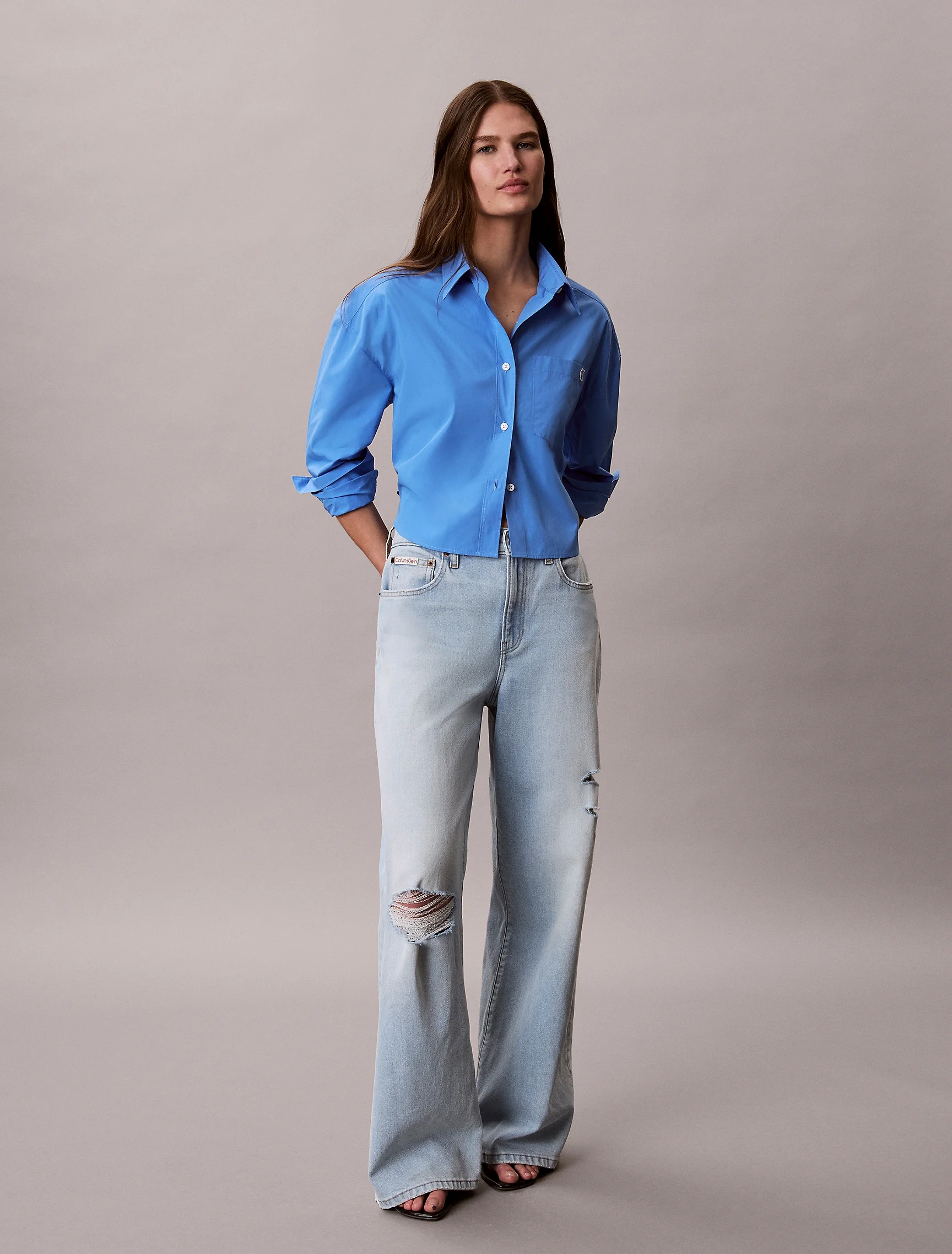 CK JEANS Áo Sơ Mi Nữ Regular Fit
