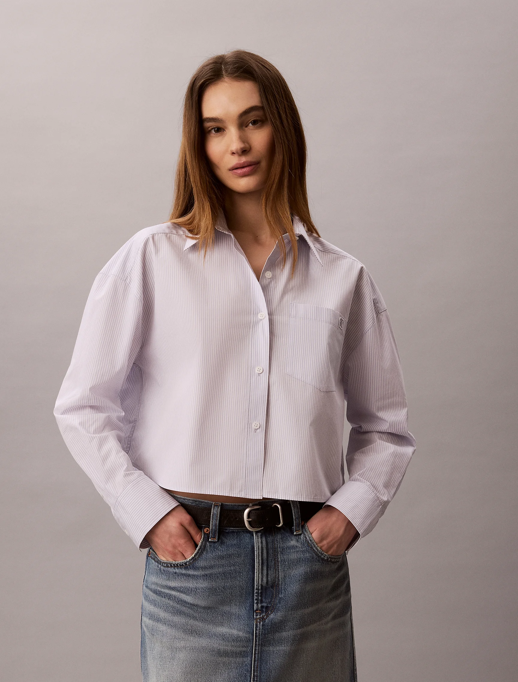 CK JEANS Áo Sơ Mi Nữ Regular Fit