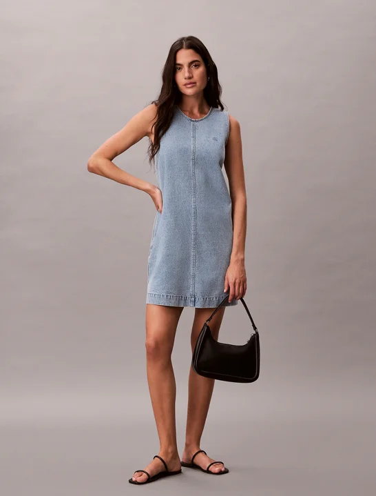 CK JEANS Đầm Nữ Denim Mini Shift Dress