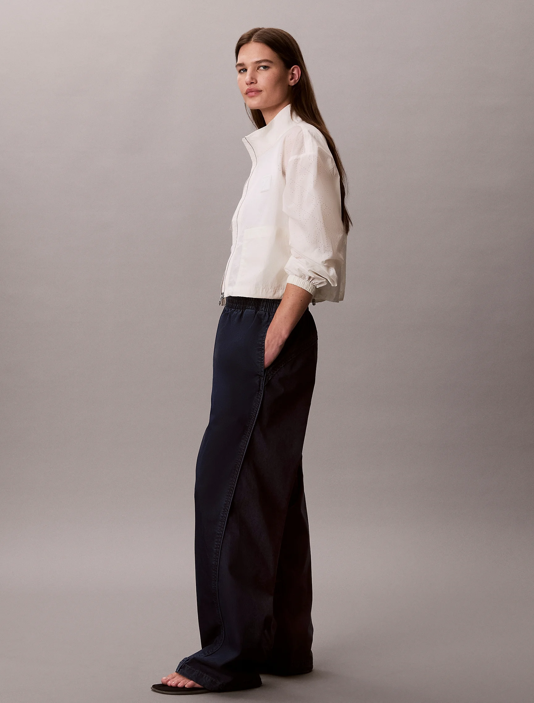CK JEANS Quần Jeans Nữ Denim Parachute Pants