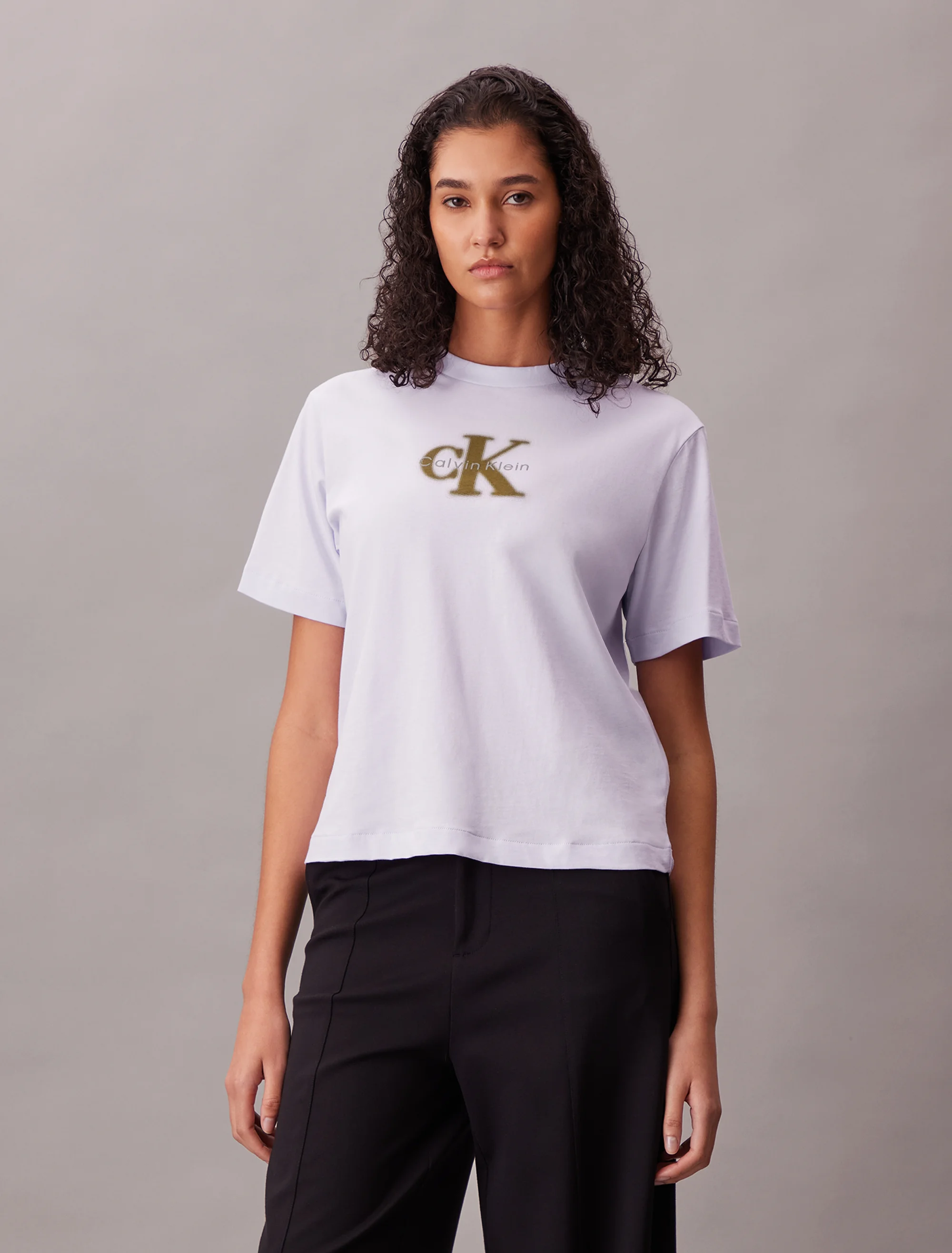CK JEANS Áo Thun Nữ Boxy Fit