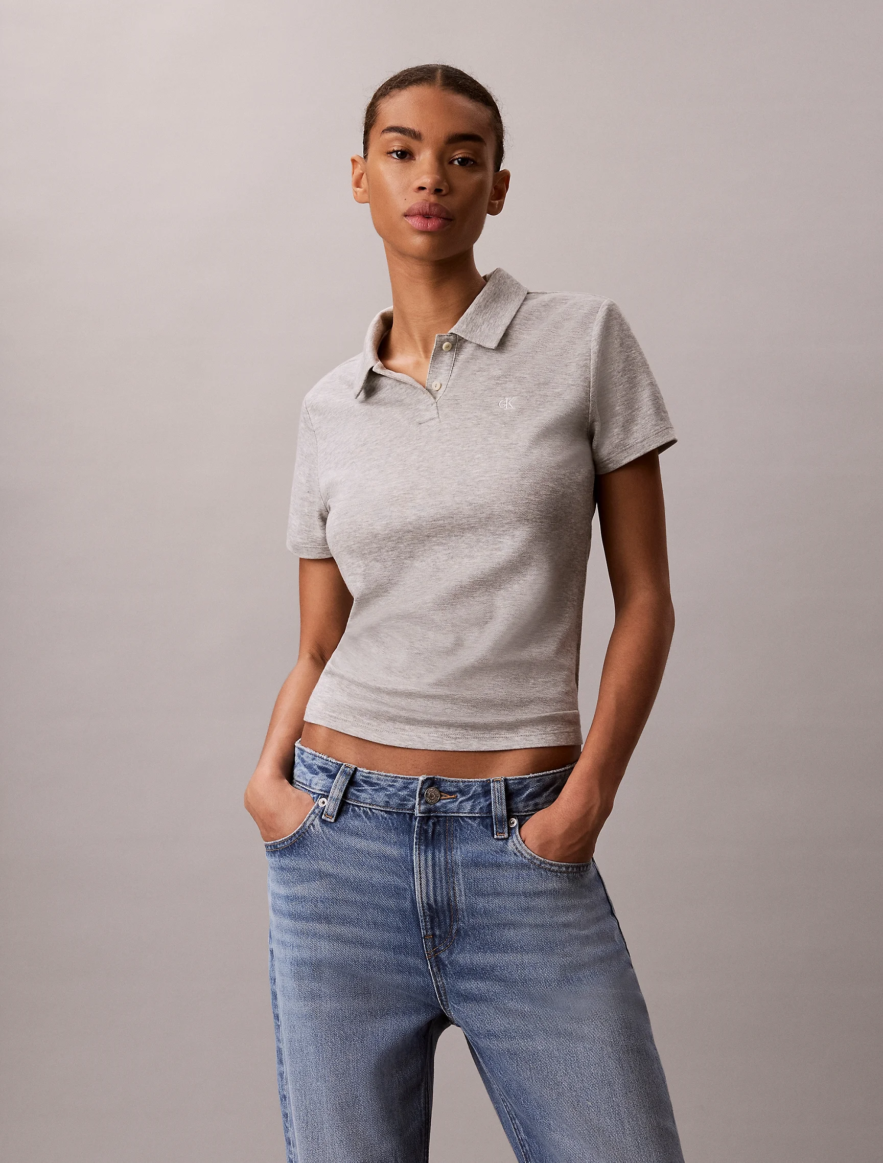 CK JEANS Áo Polo Nữ Slim Fit