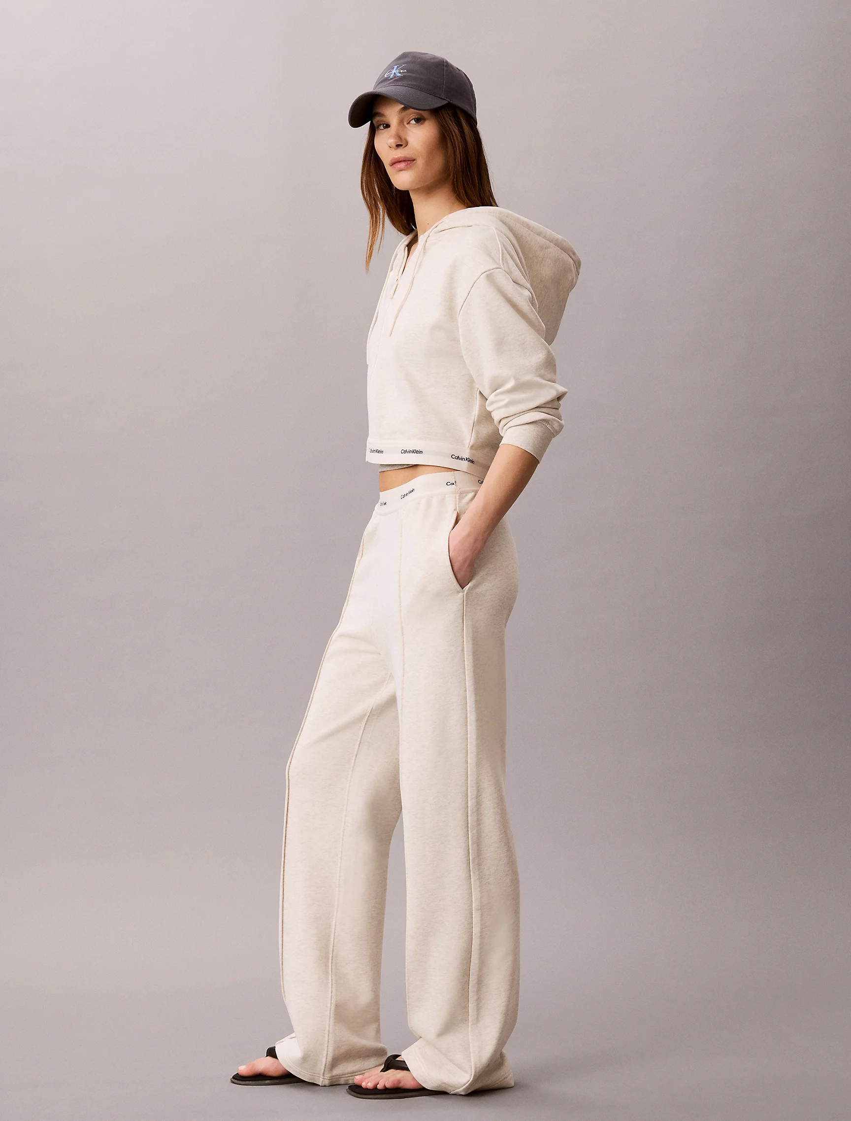 CK JEANS Quần Dài Nữ Wide Leg Fit