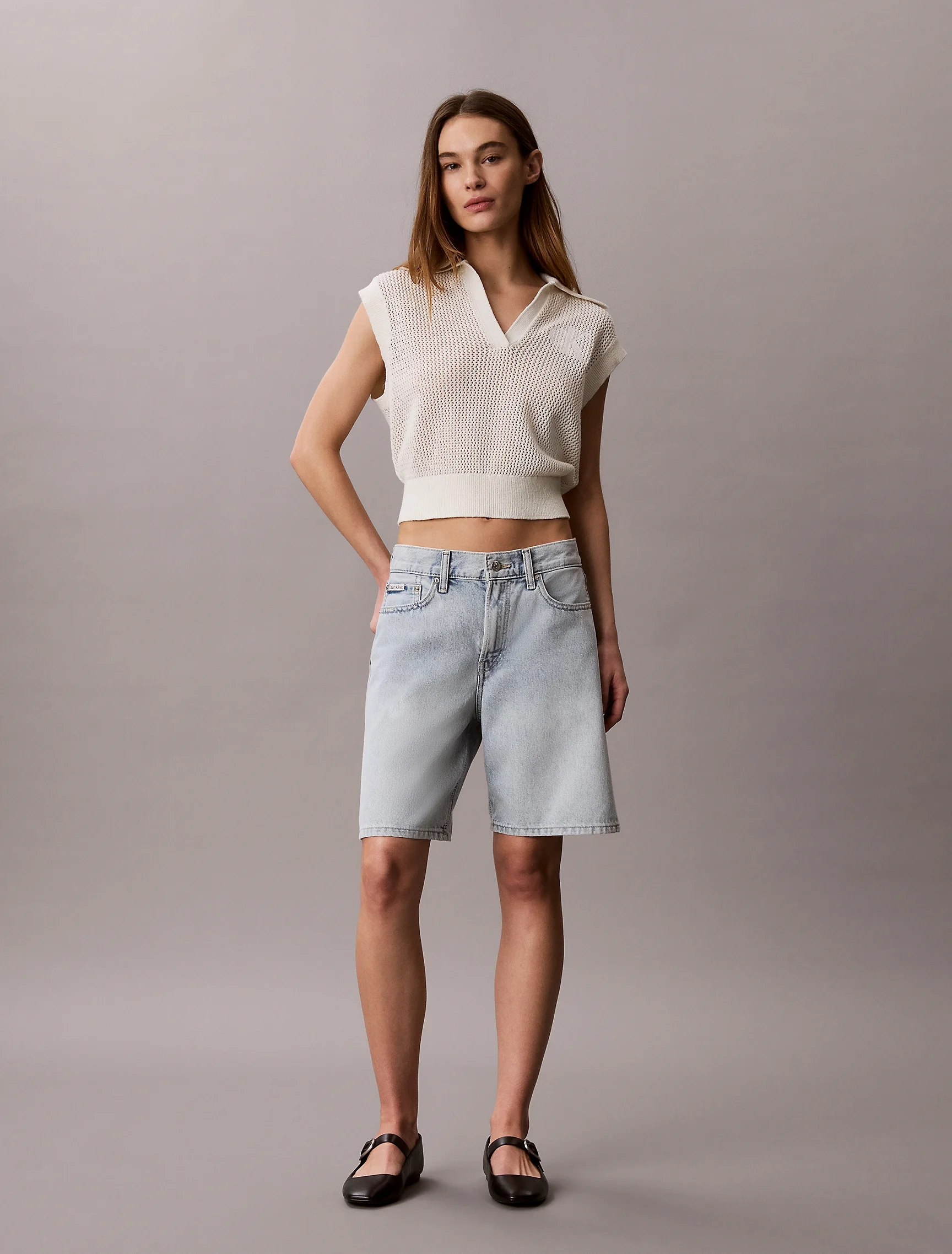 CK JEANS Áo Len Nữ Classic Fit