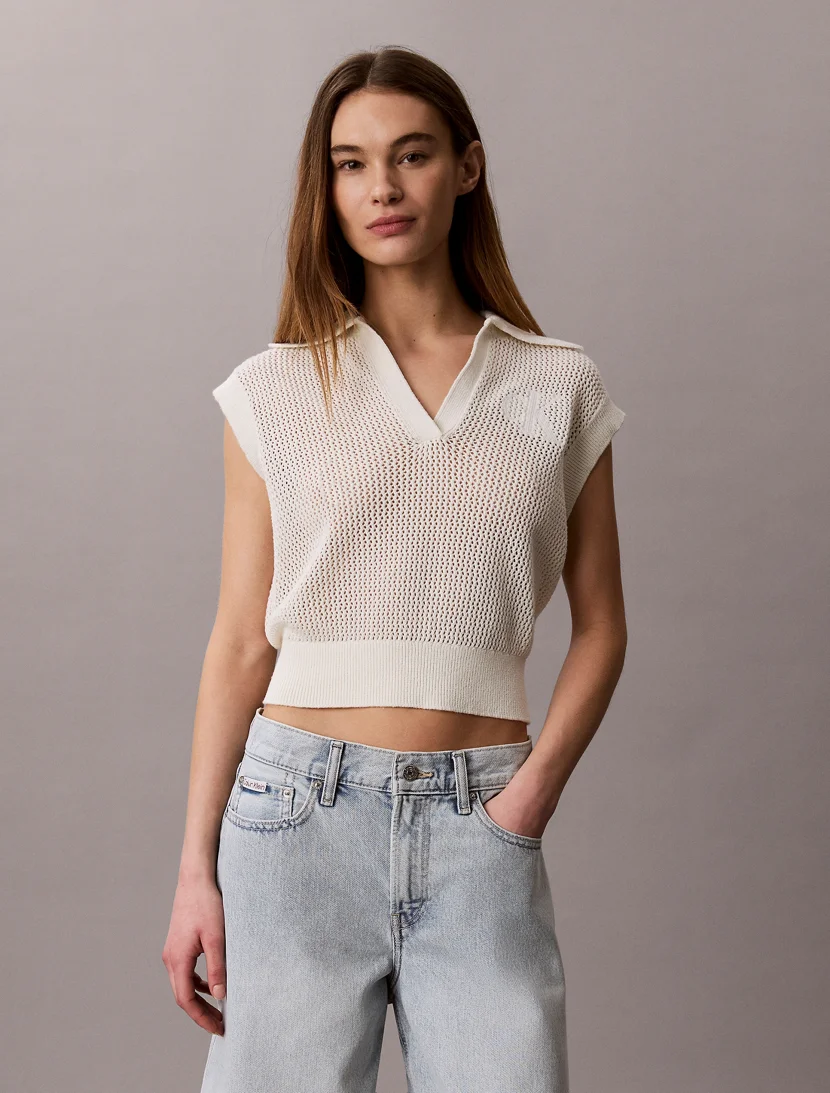CK JEANS Áo Len Nữ Classic Fit