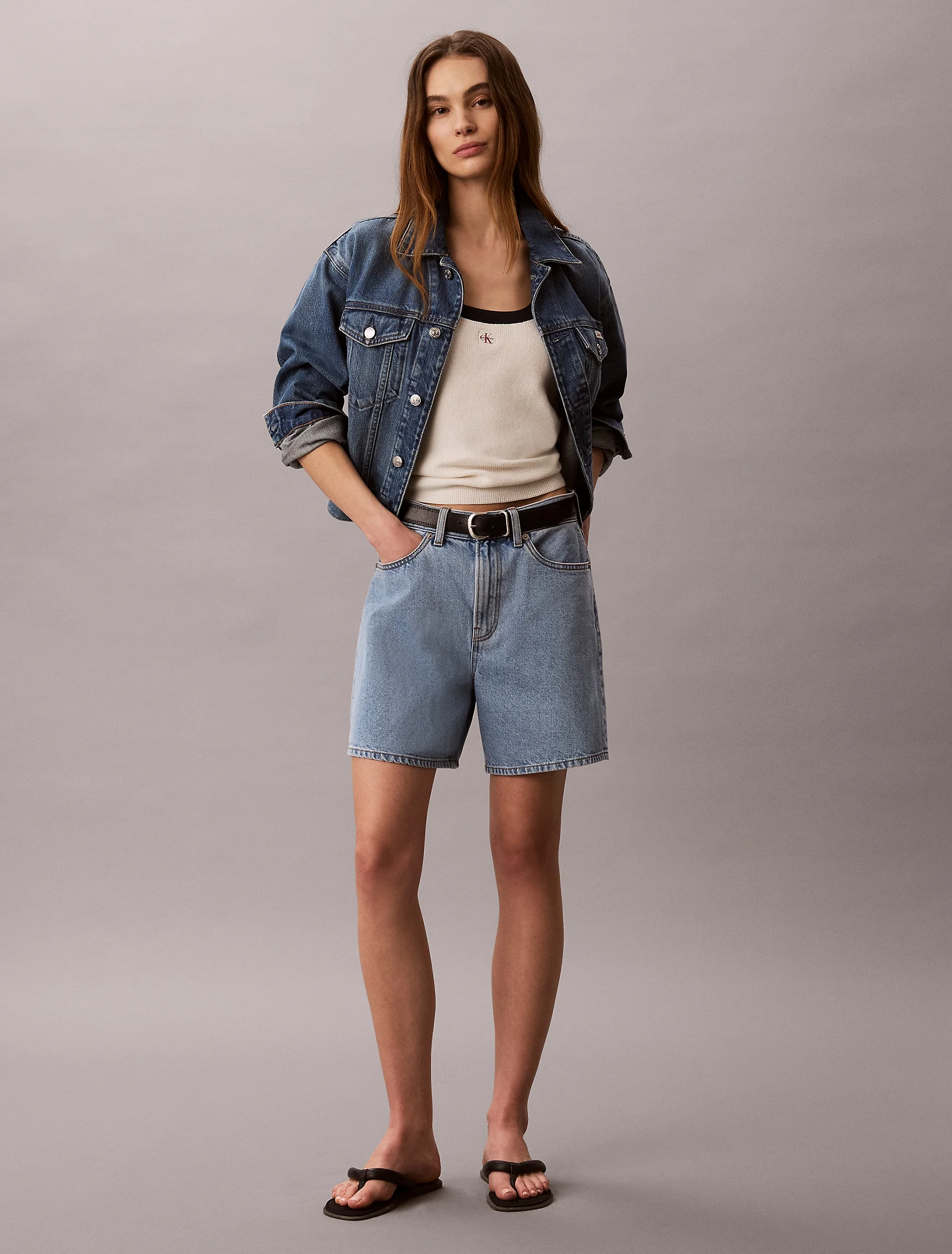 CK JEANS Áo Len Nữ Slim Fit