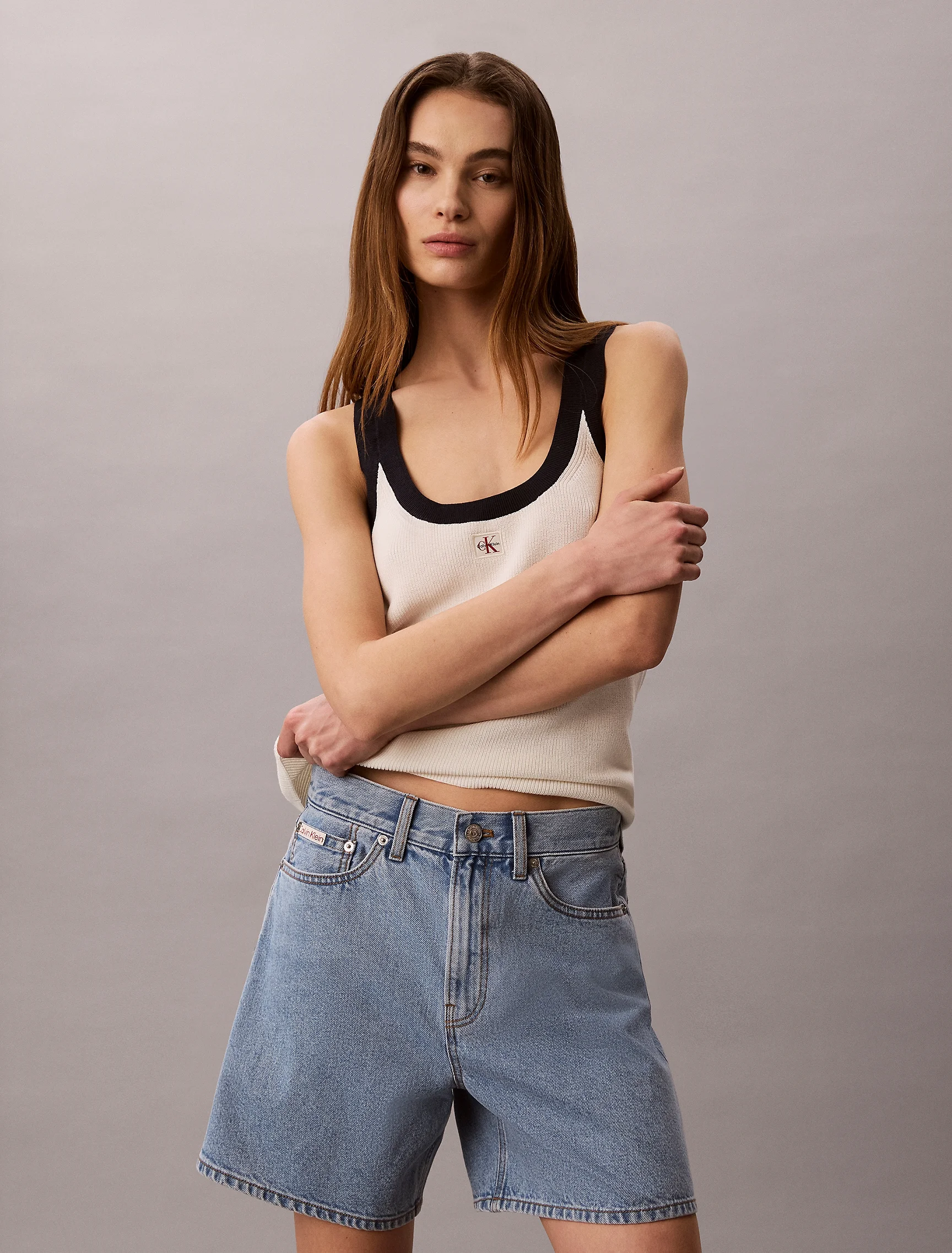 CK JEANS Áo Len Nữ Slim Fit