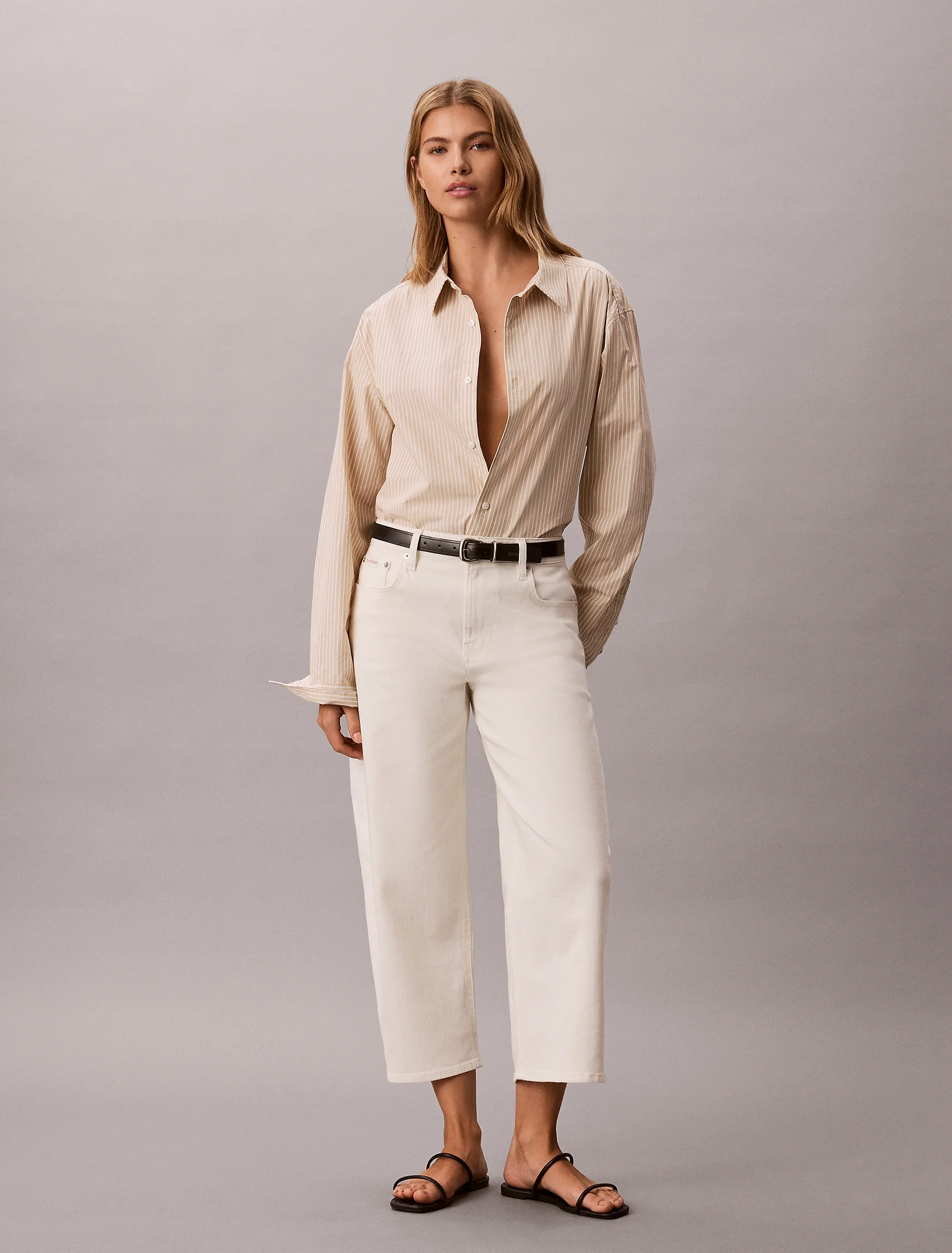 CK JEANS Quần Dài Nữ Barrel Fit