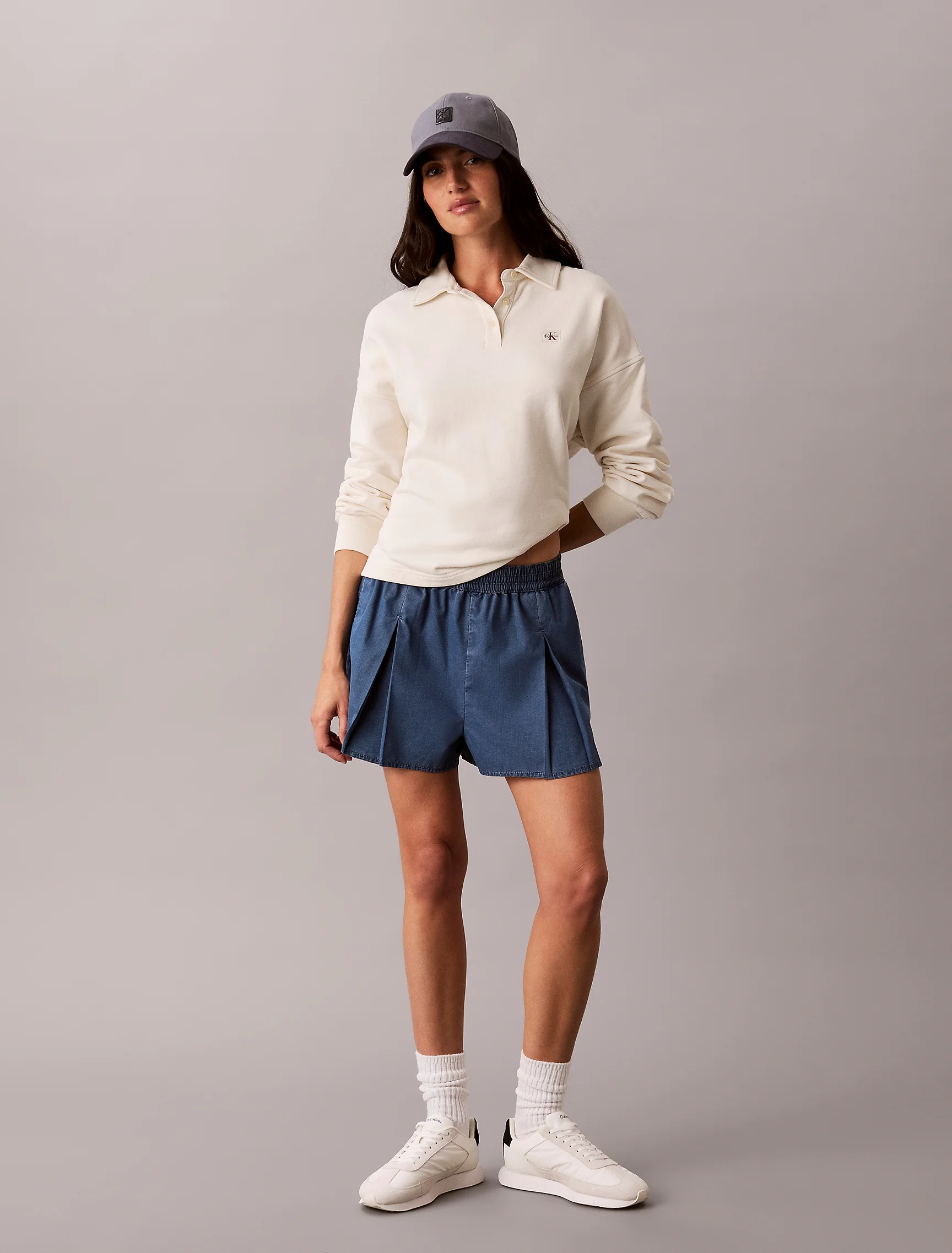 CK JEANS Quần Ngắn Nữ Loose Fit