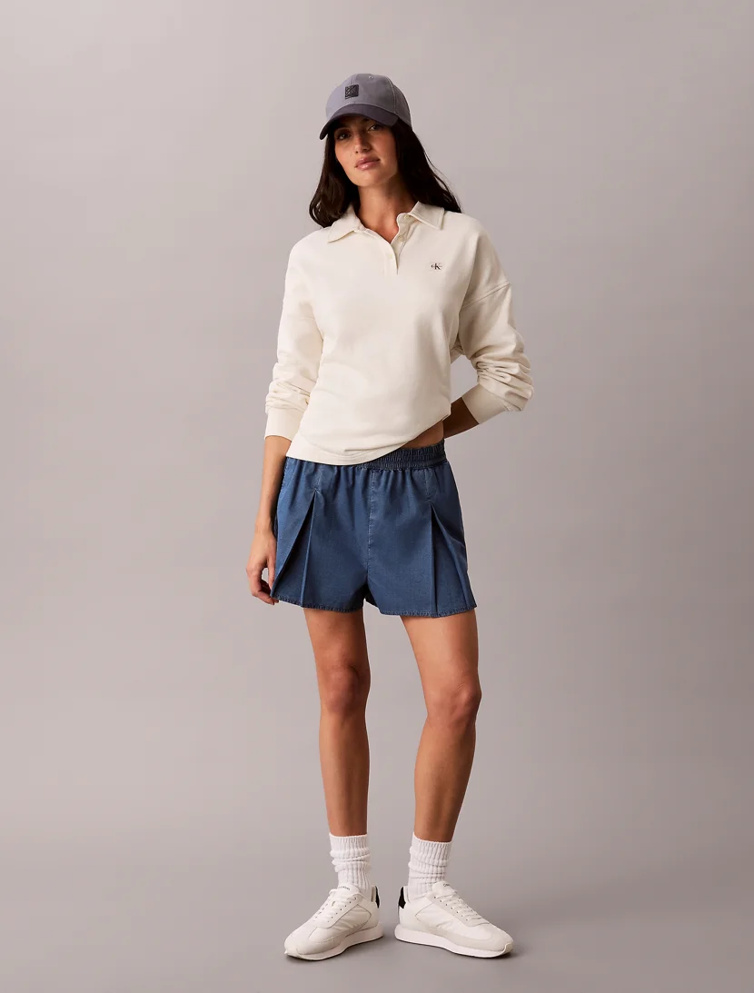CK JEANS Quần Ngắn Nữ Loose Fit