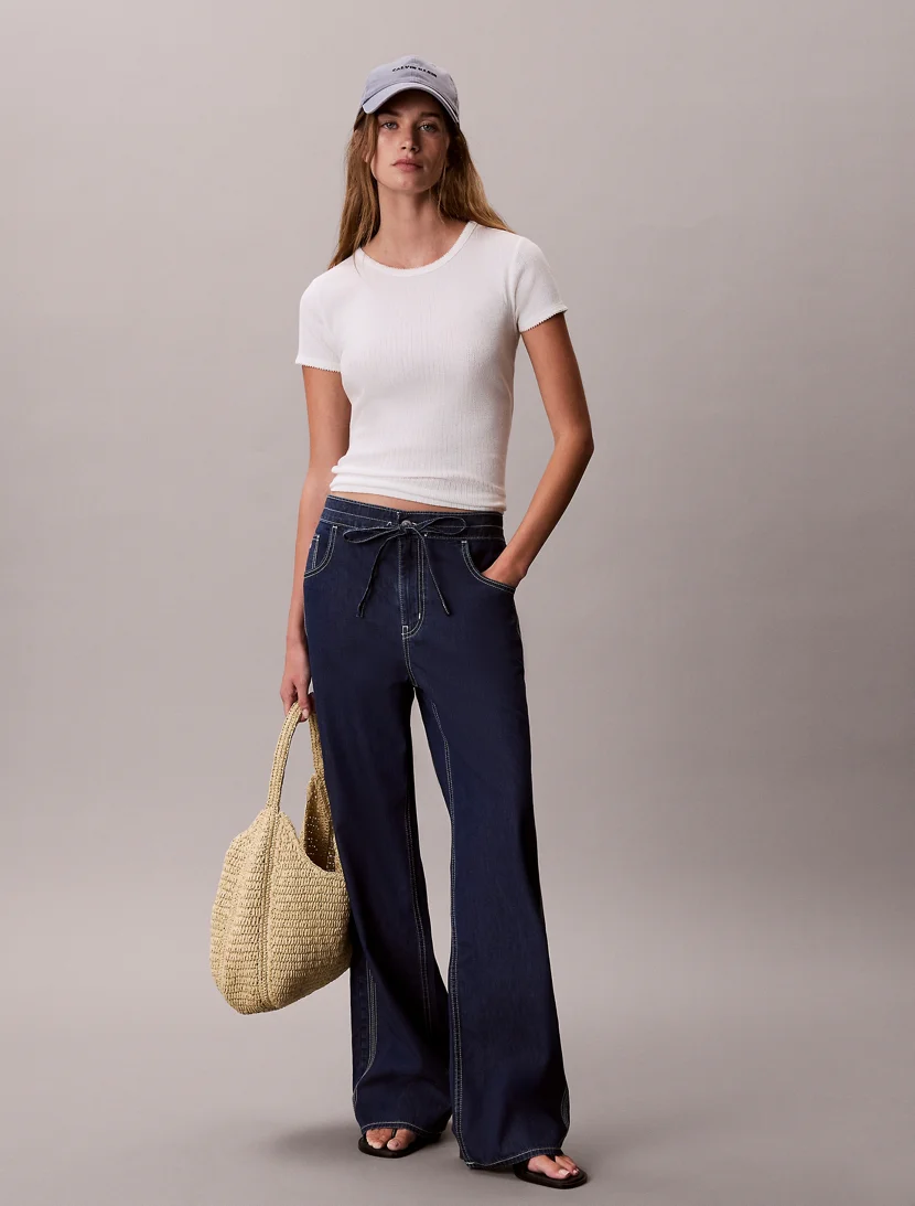 CK JEANS Quần Jeans Nữ Lr Baggy Fit