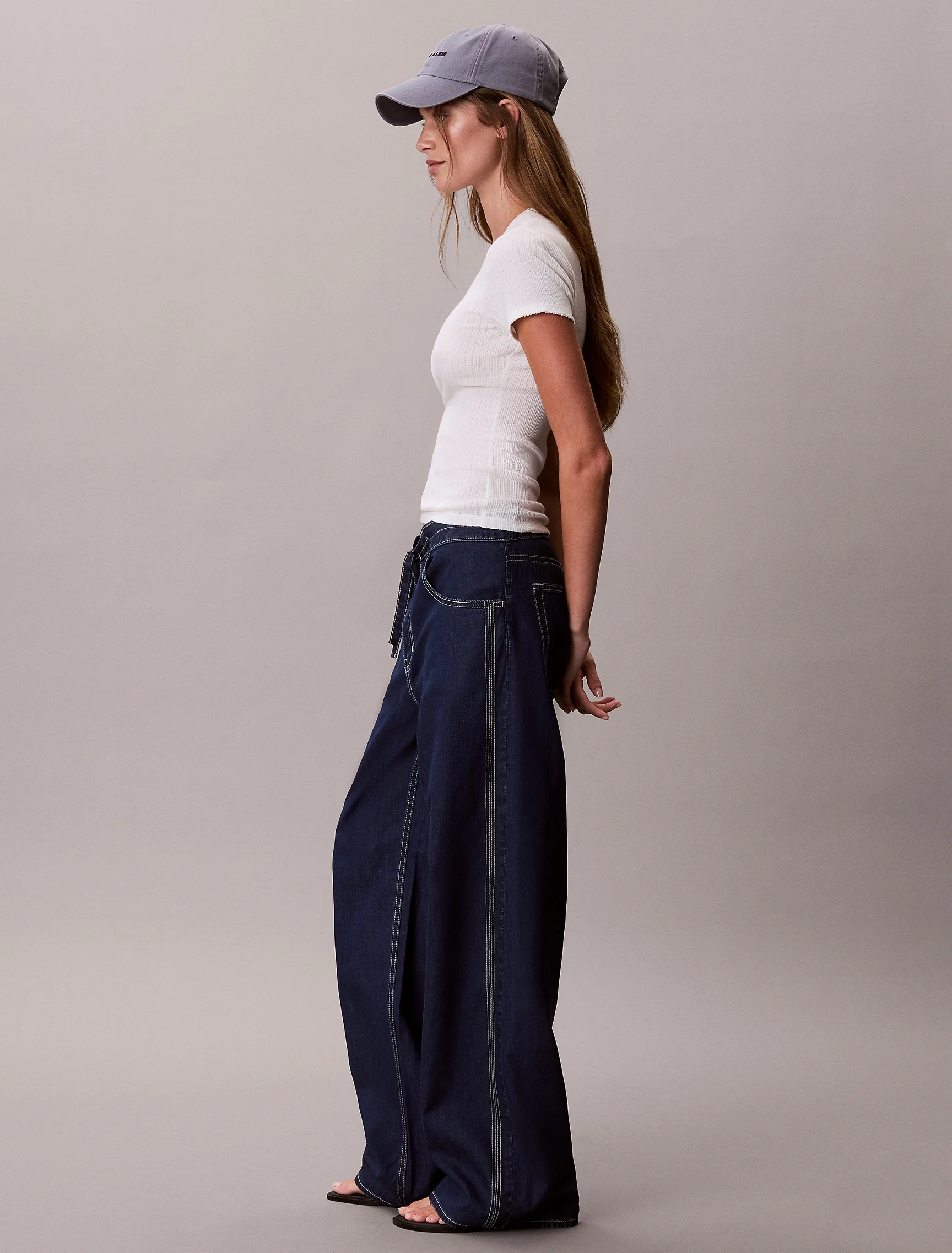 CK JEANS Quần Jeans Nữ Lr Baggy Fit
