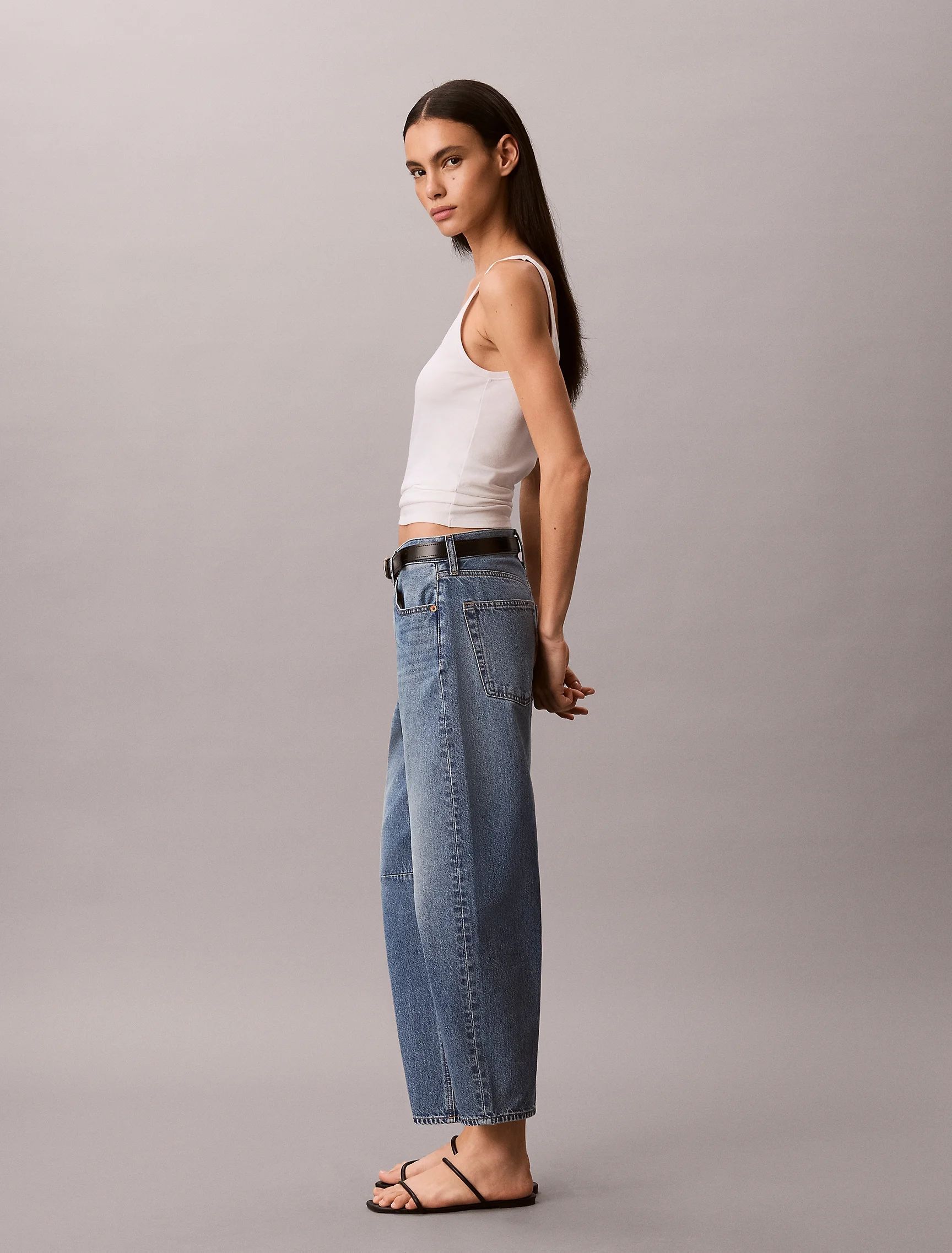 CK JEANS Quần Jeans Nữ Barrel Fit
