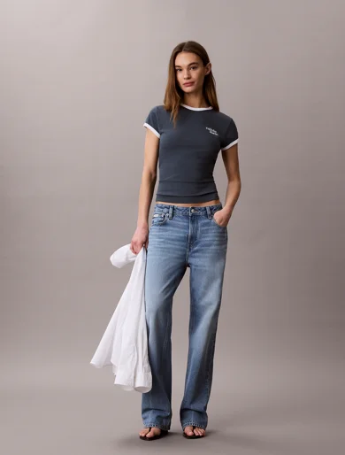 CK JEANS Áo Thun Nữ Slim Fit