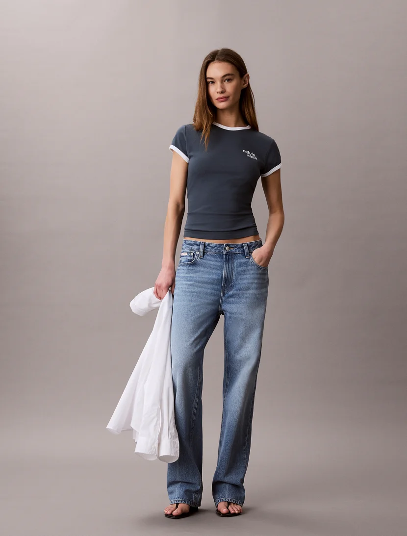 CK JEANS Áo Thun Nữ Slim Fit
