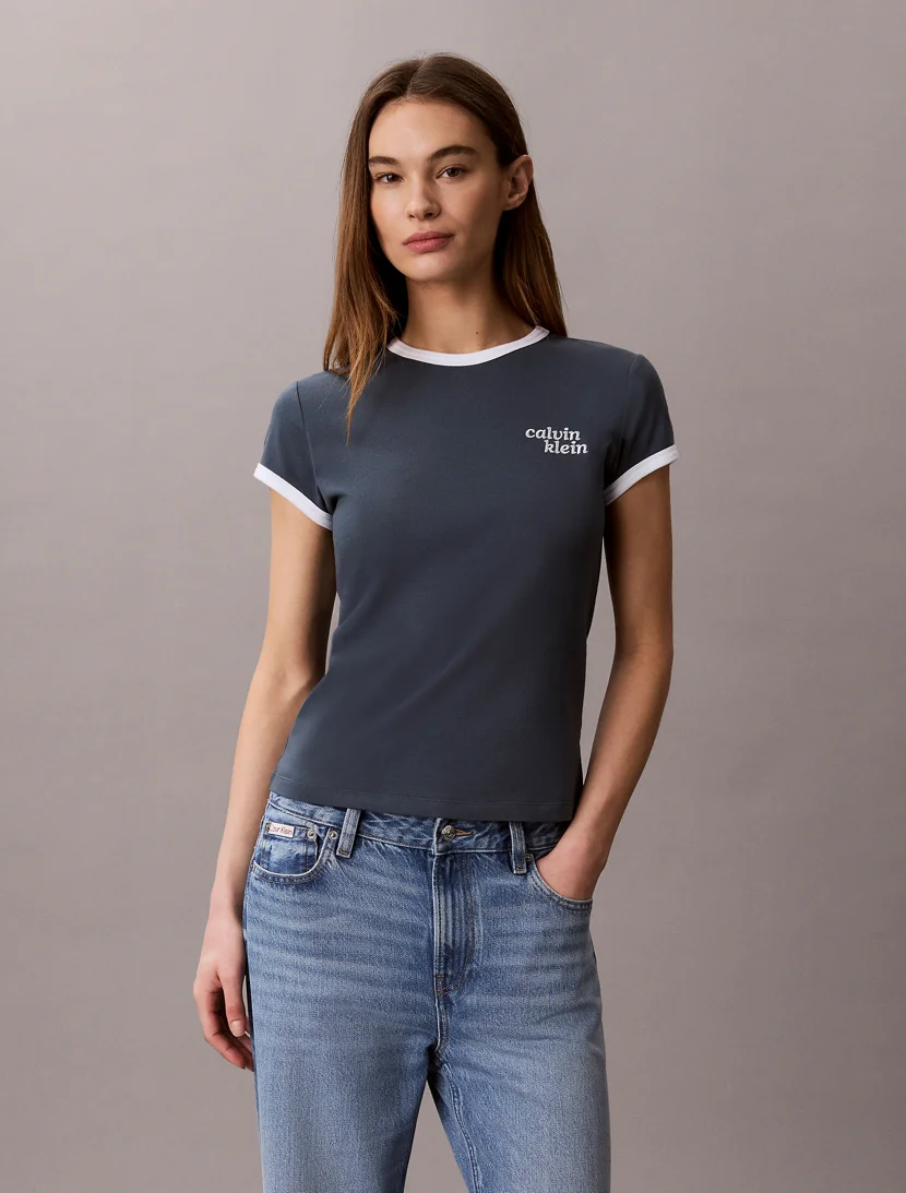 CK JEANS Áo Thun Nữ Slim Fit